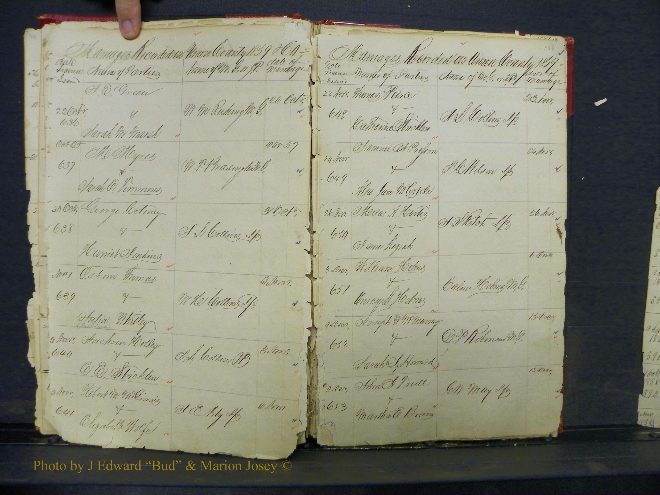 Union Co, NC Marriage Books 1, A-Z, 1851-1853 (47).JPG