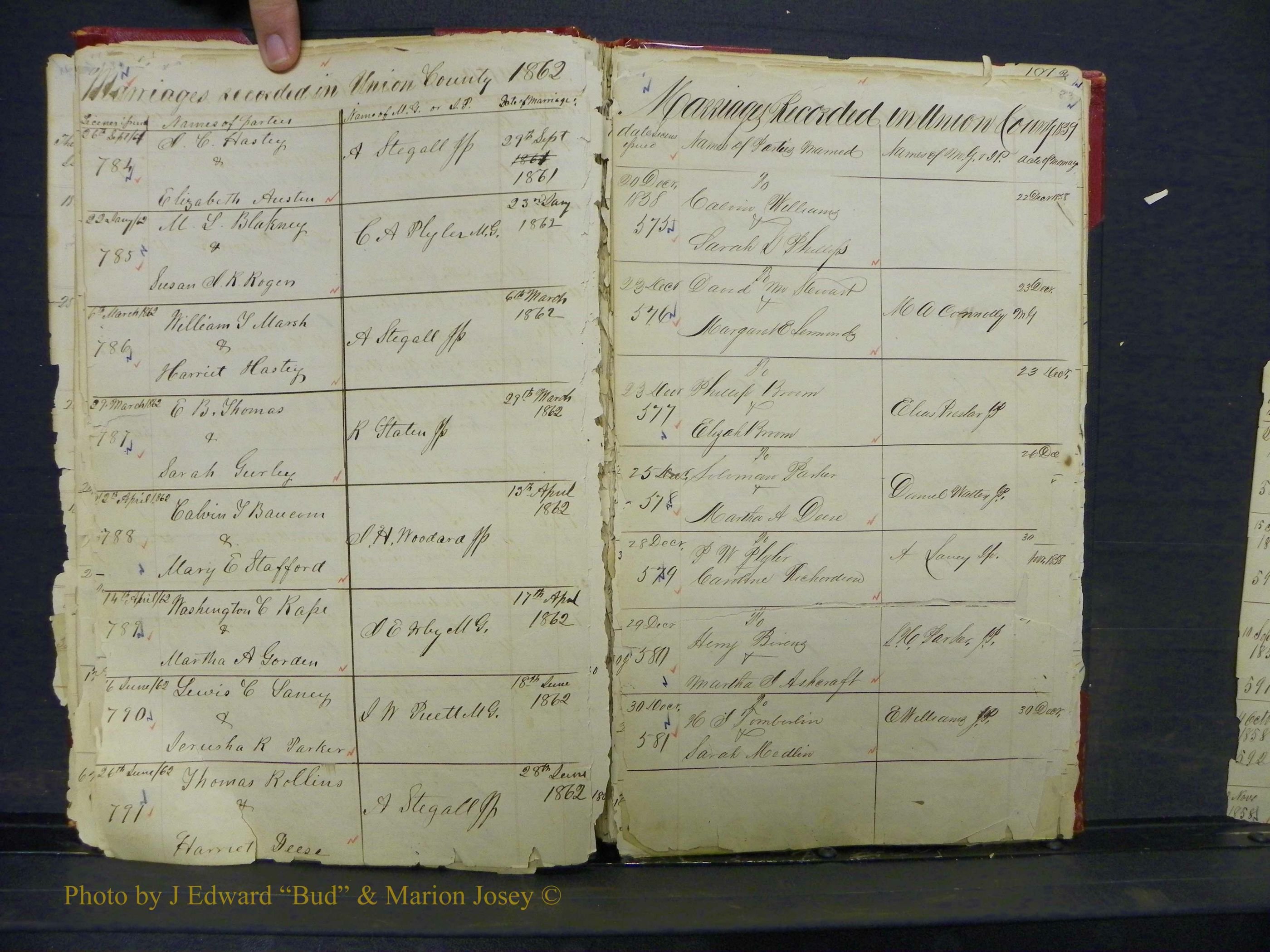 Union Co, NC Marriage Books 1, A-Z, 1851-1853 (57).JPG