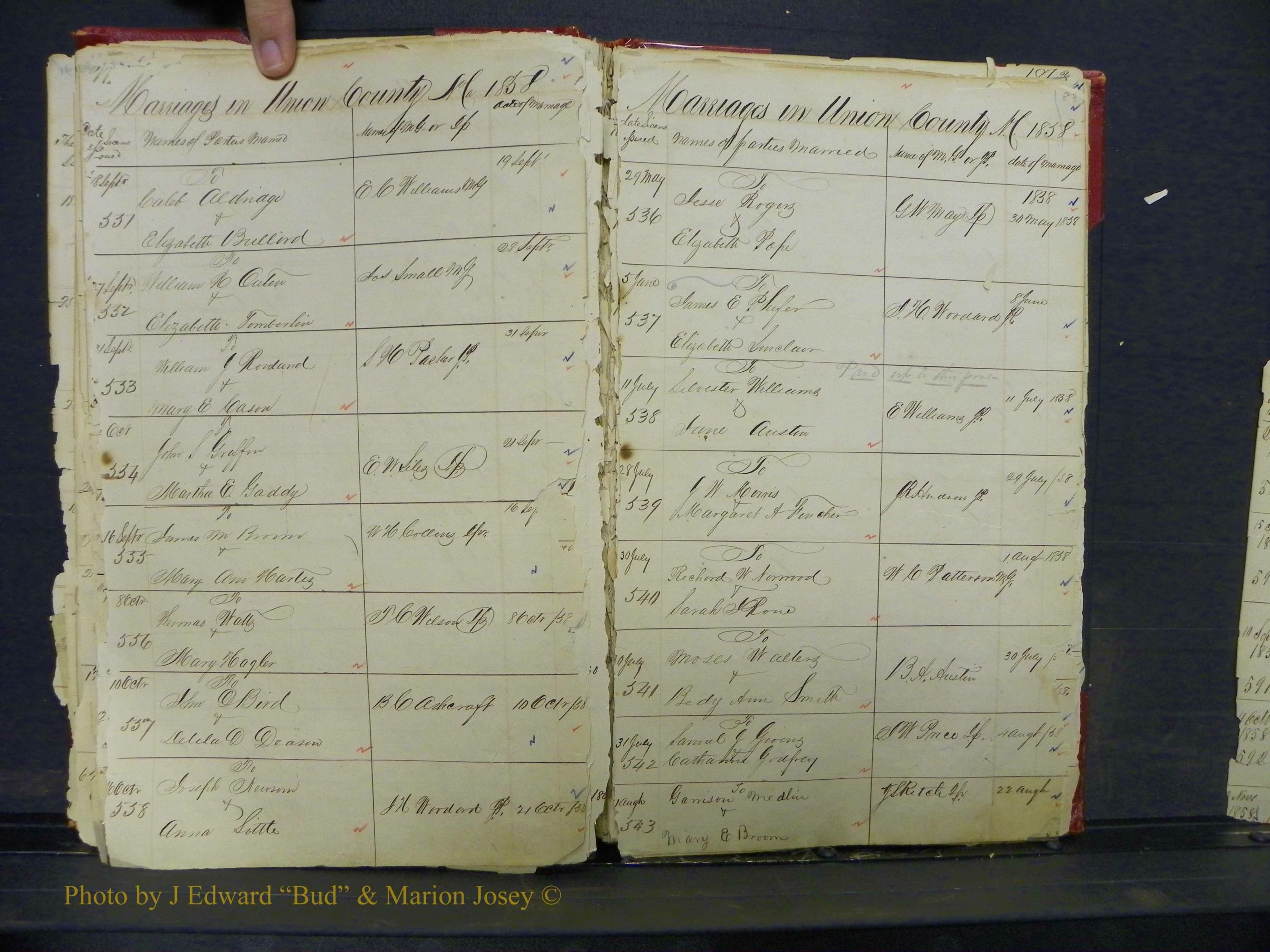 Union Co, NC Marriage Books 1, A-Z, 1851-1853 (59).JPG