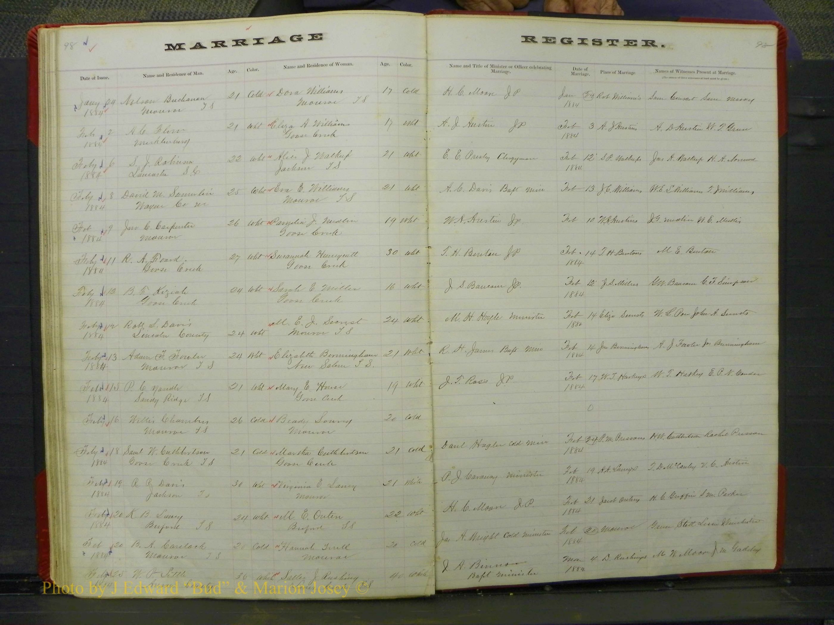 Union Co, NC Marriage Book 3, A-Z, 1873-1884 (100).JPG