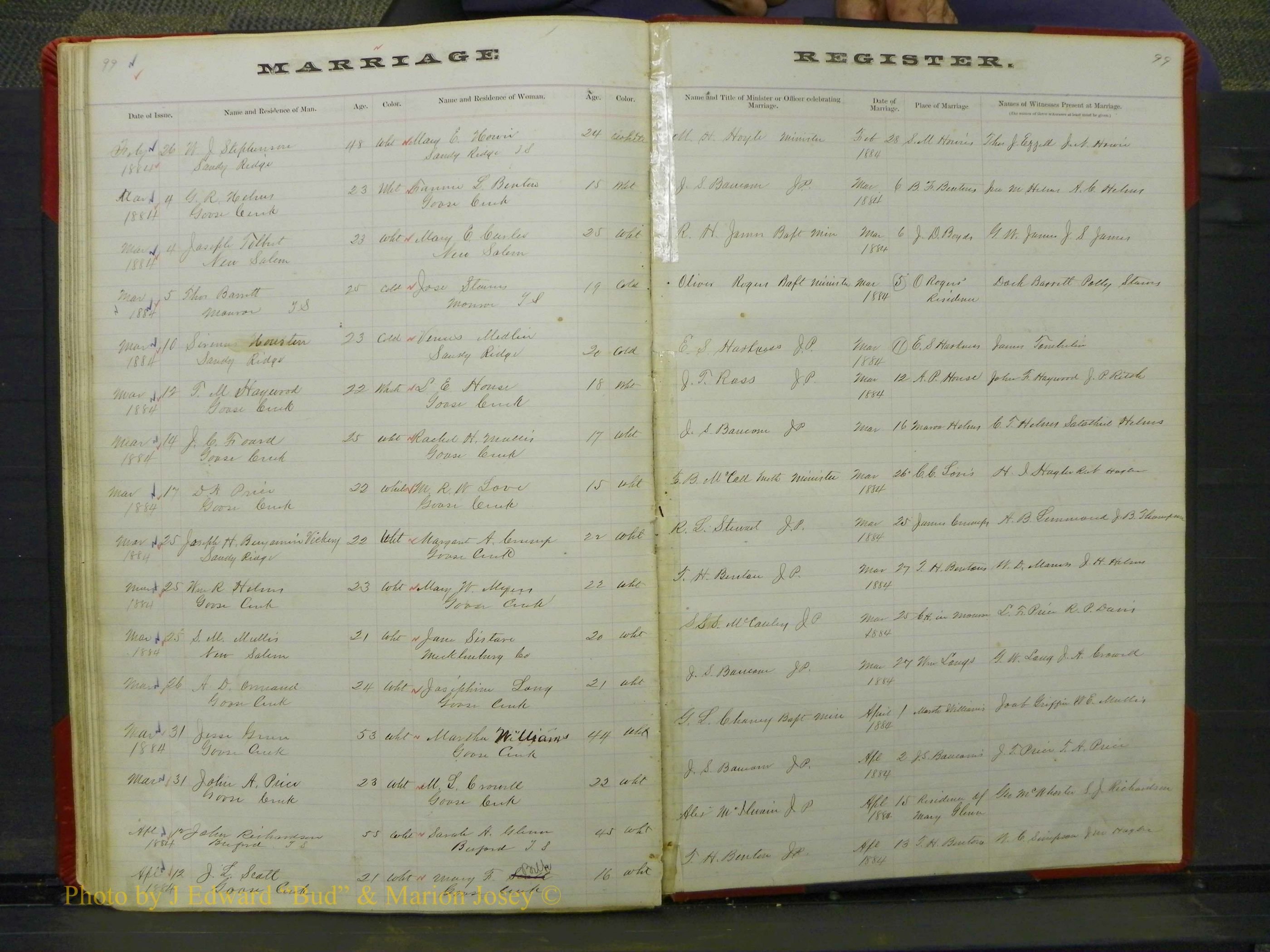 Union Co, NC Marriage Book 3, A-Z, 1873-1884 (101).JPG