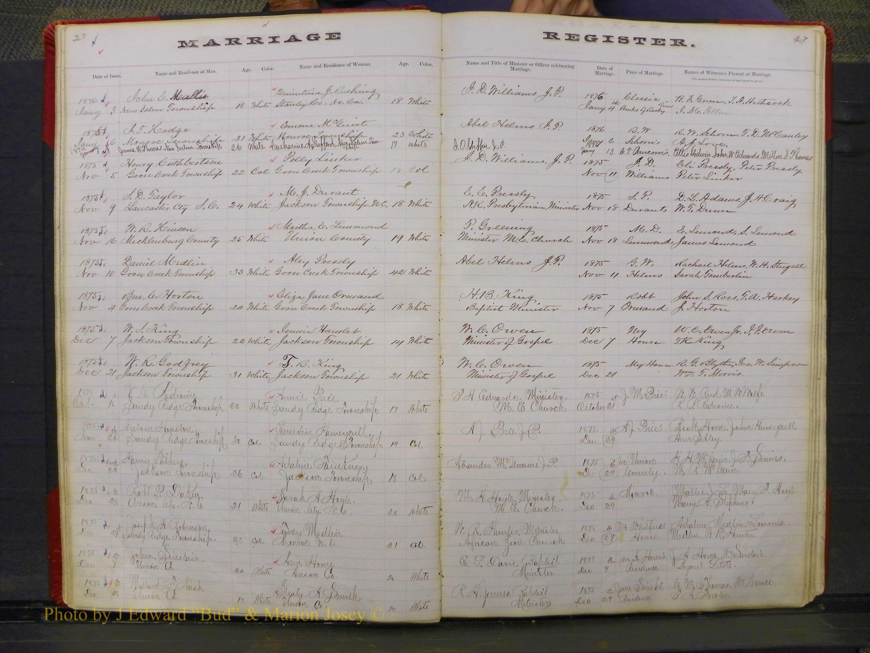 Union Co, NC Marriage Book 3, A-Z, 1873-1884 (28).JPG