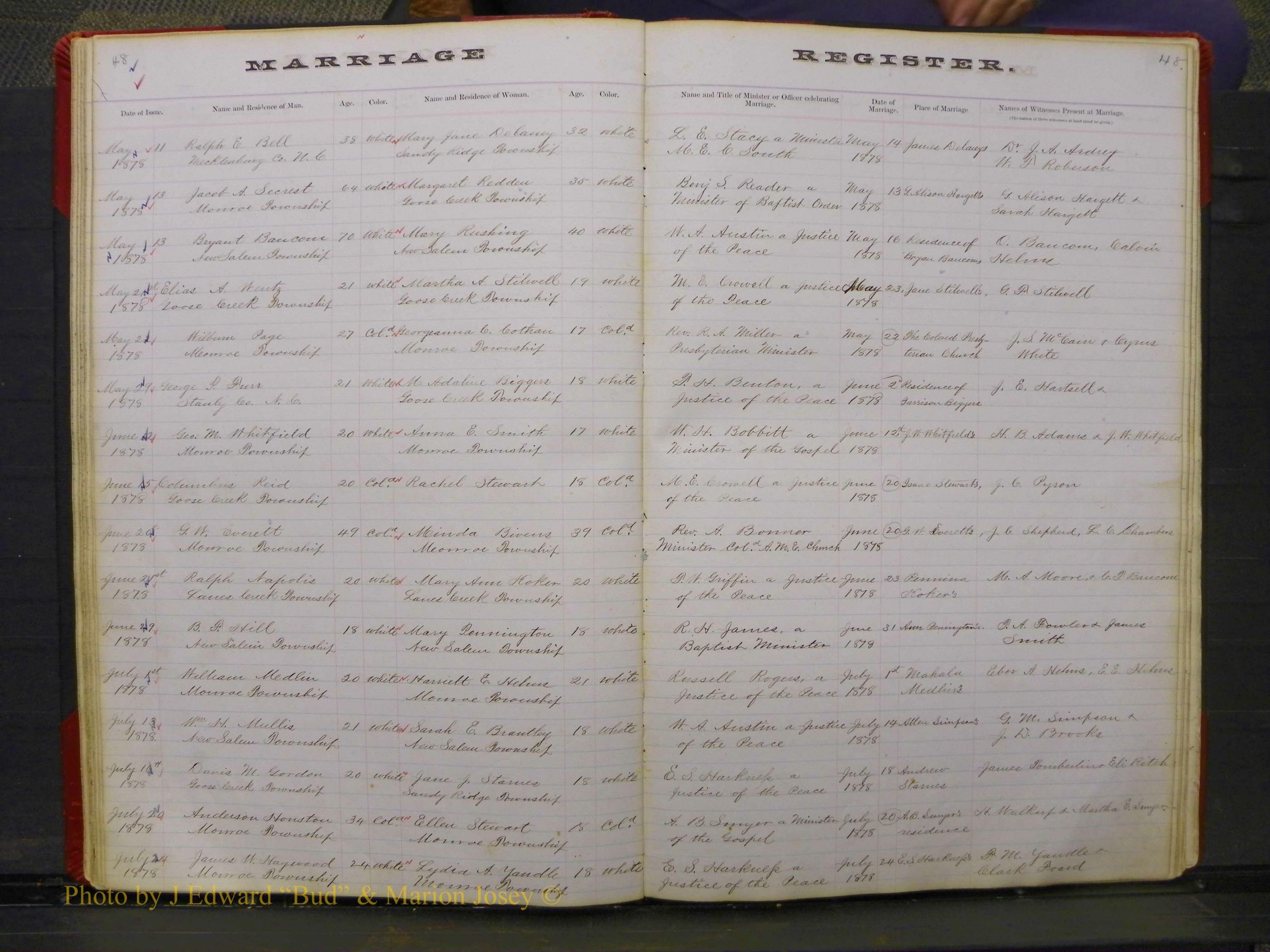 Union Co, NC Marriage Book 3, A-Z, 1873-1884 (49).JPG