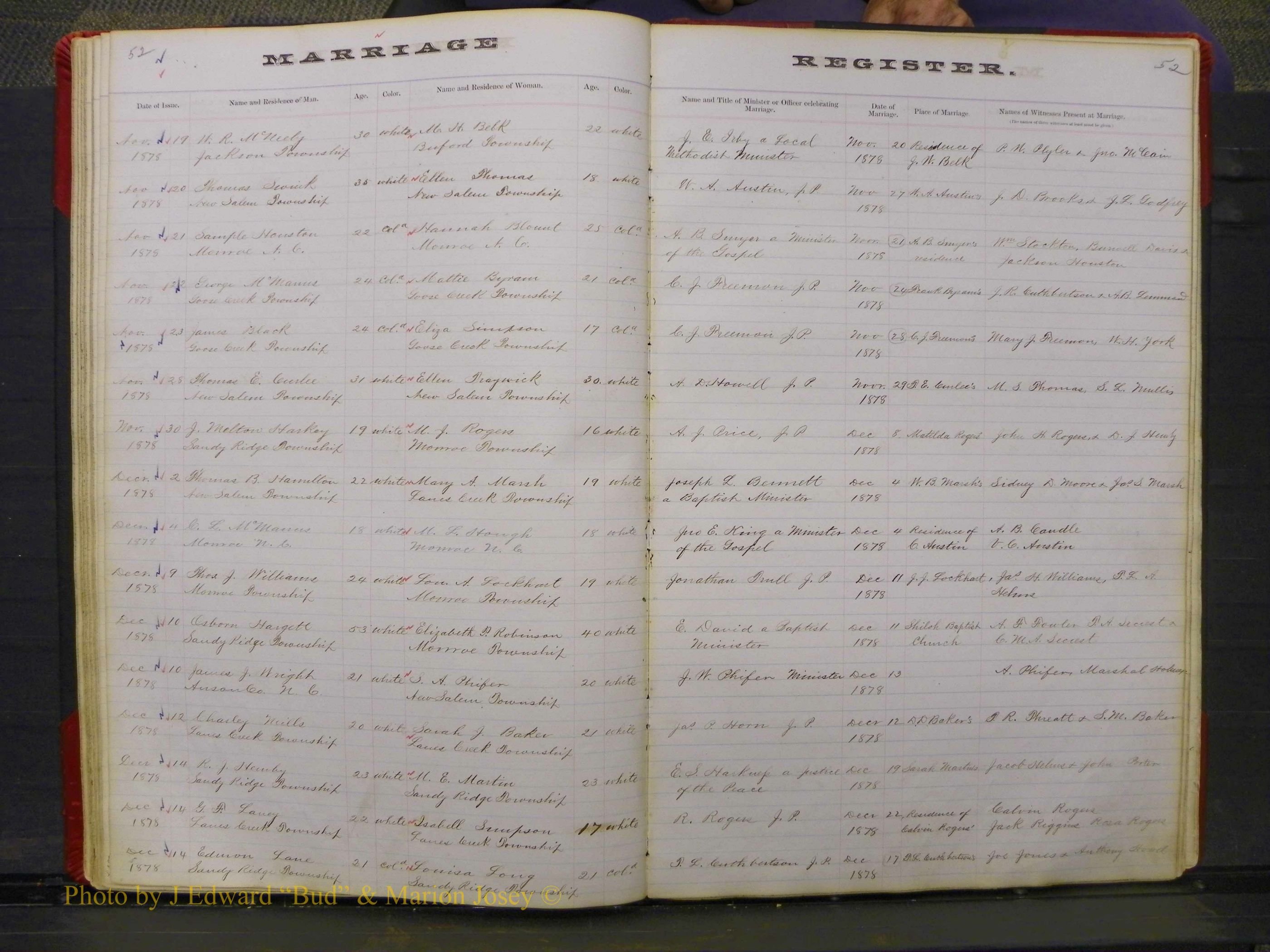 Union Co, NC Marriage Book 3, A-Z, 1873-1884 (53).JPG