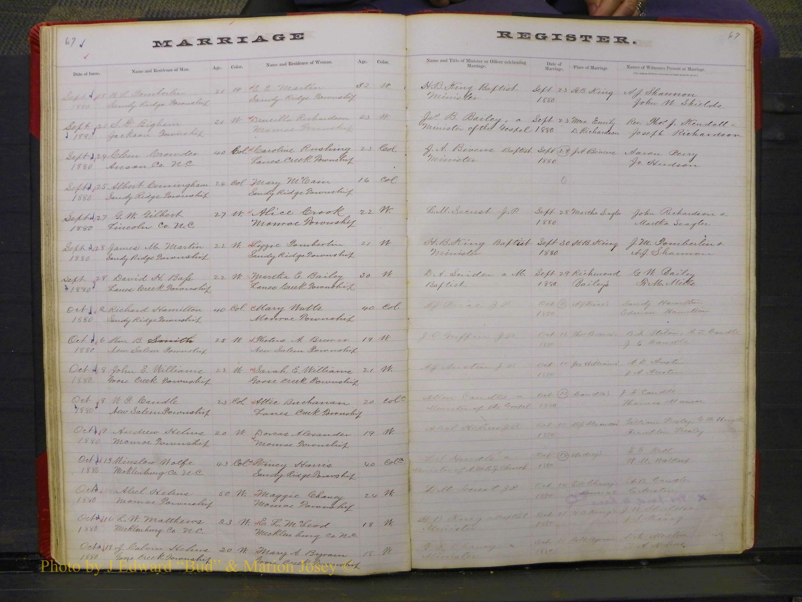 Union Co, NC Marriage Book 3, A-Z, 1873-1884 (68).JPG