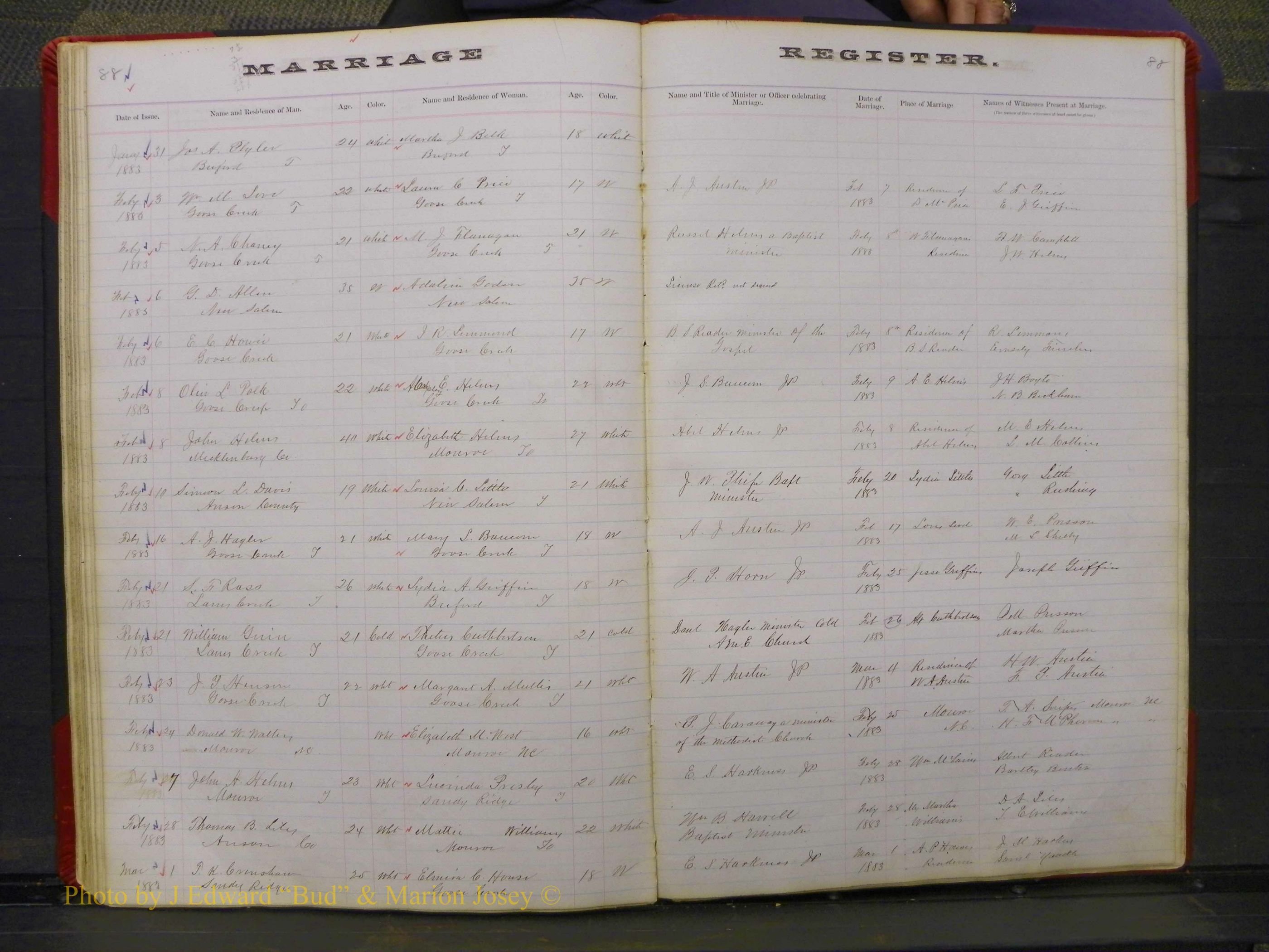 Union Co, NC Marriage Book 3, A-Z, 1873-1884 (89).JPG