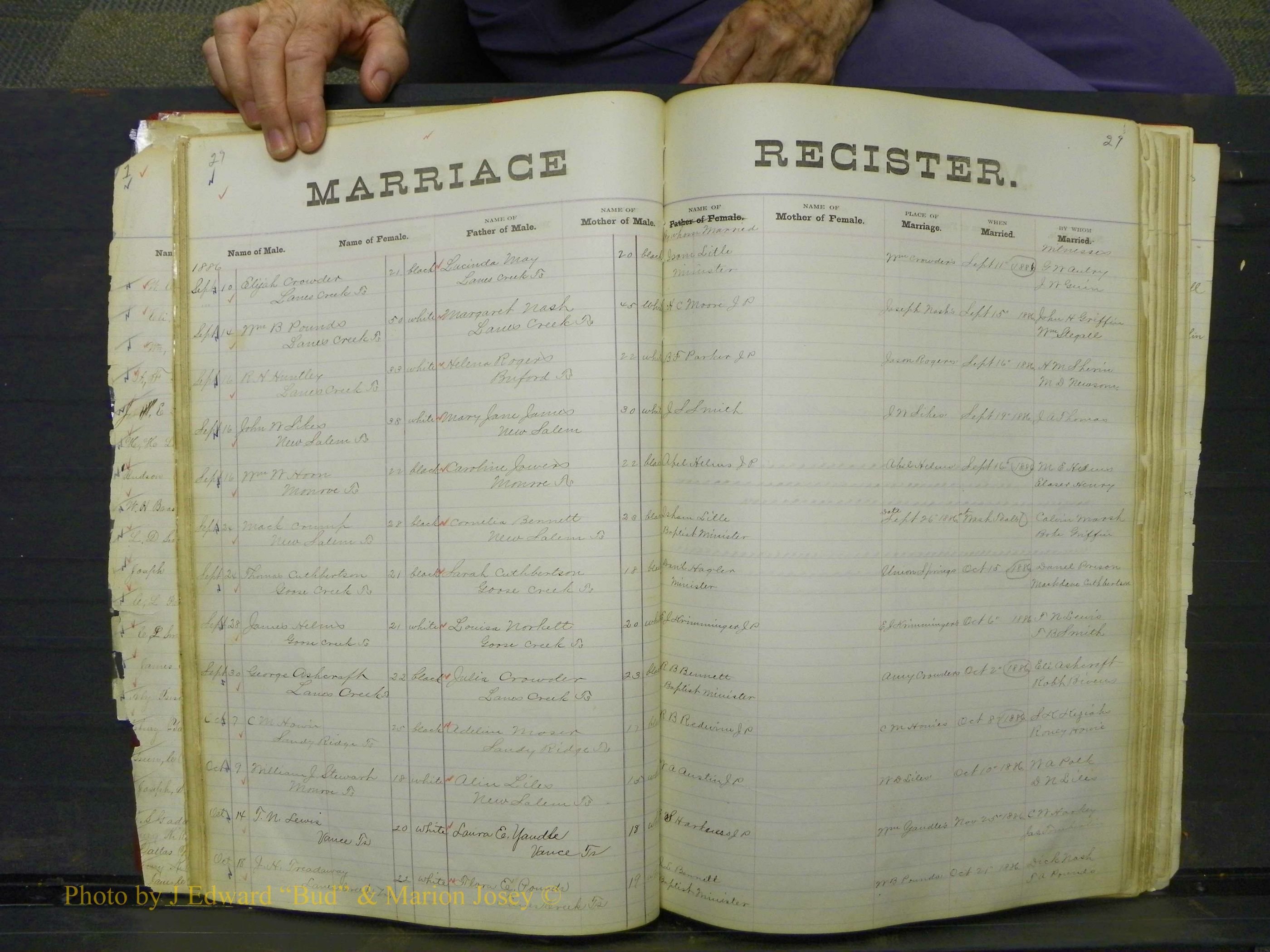 Union Co, NC Marriage Book 4, A-Z, 1870-1894 (32).JPG