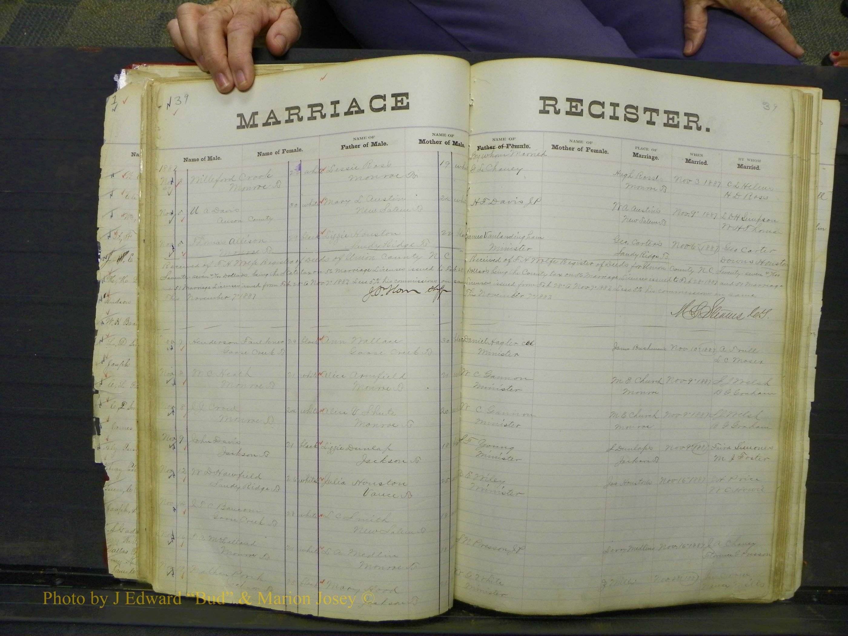 Union Co, NC Marriage Book 4, A-Z, 1870-1894 (44).JPG