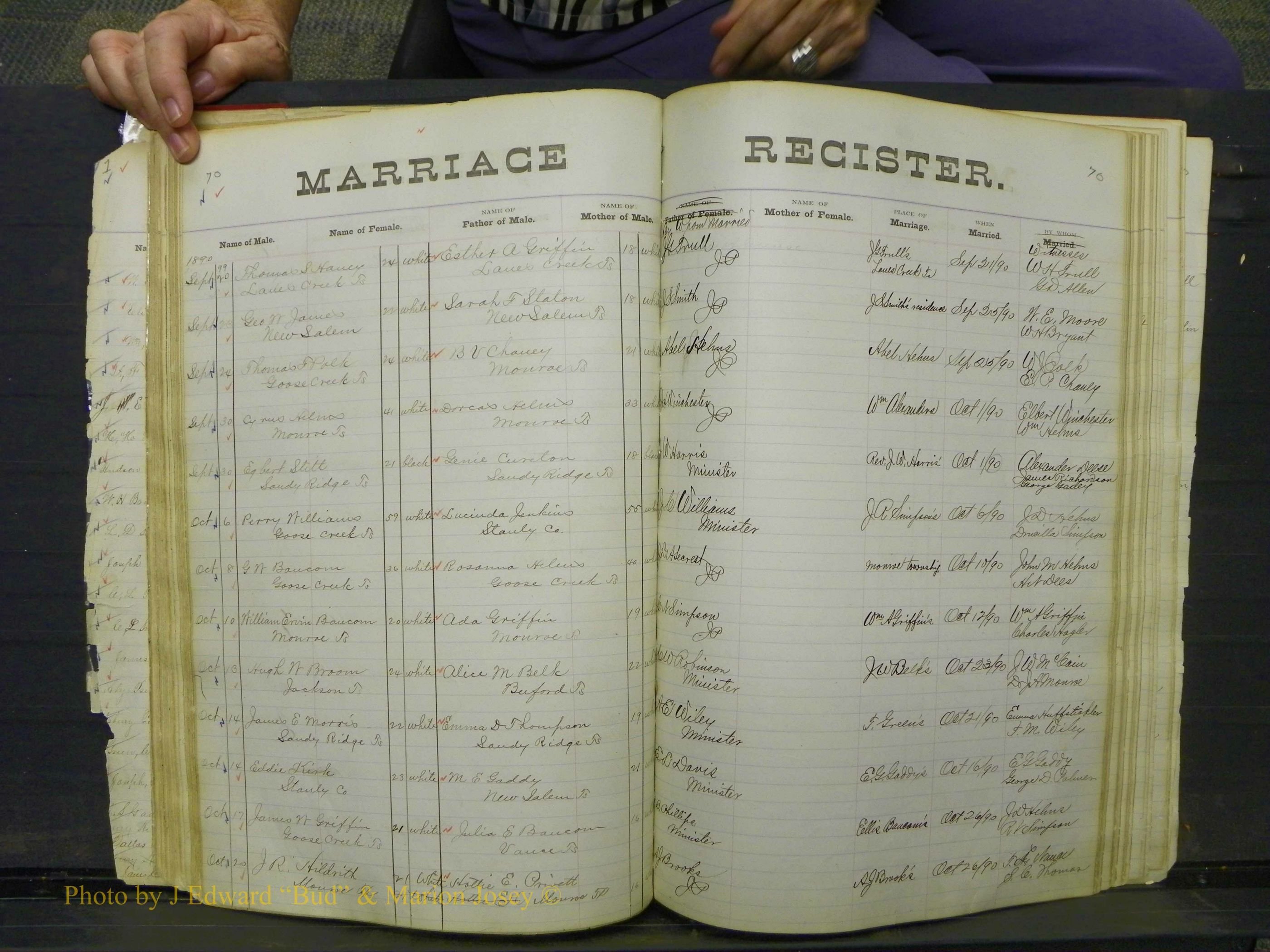 Union Co, NC Marriage Book 4, A-Z, 1870-1894 (75).JPG