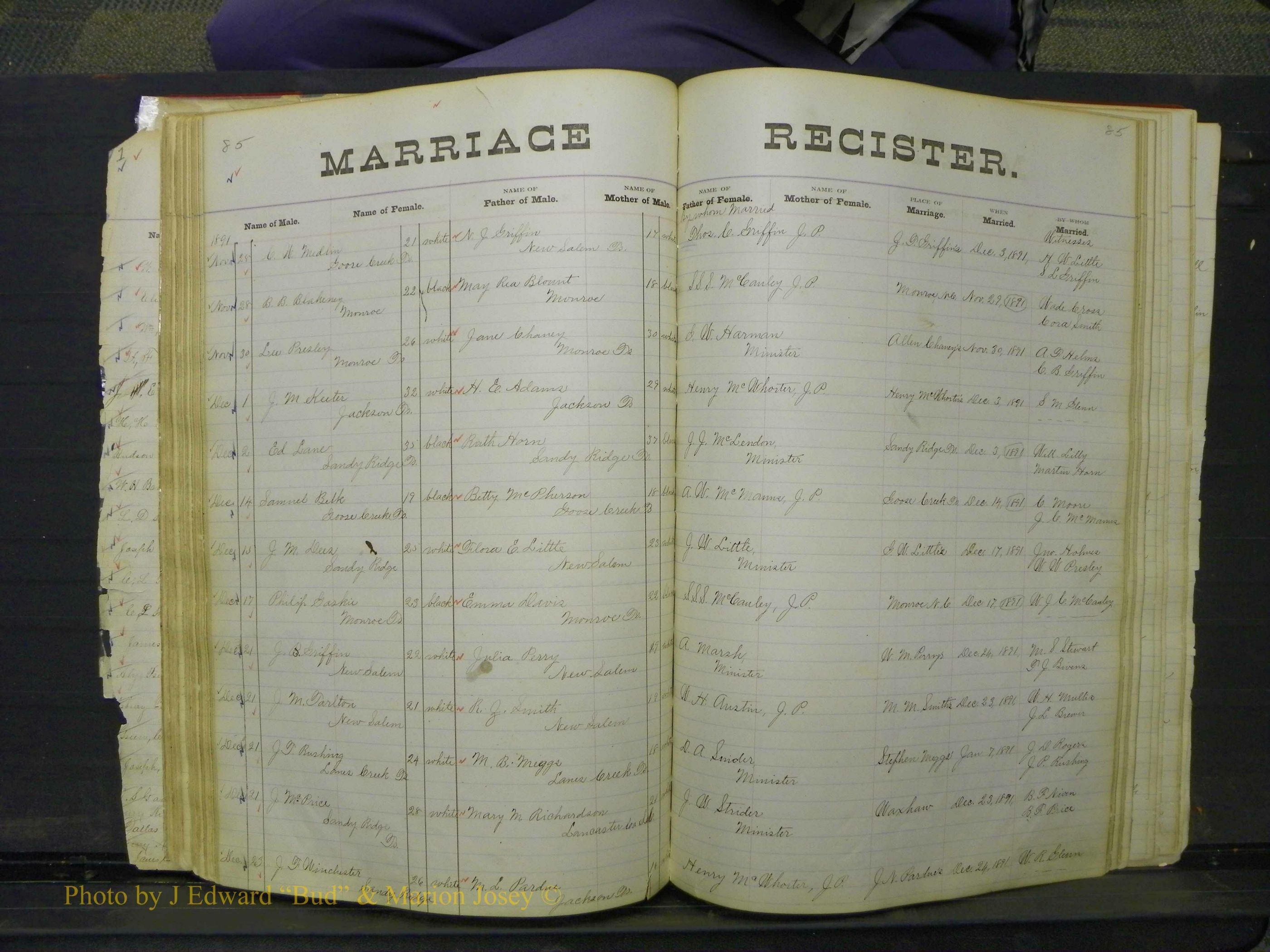 Union Co, NC Marriage Book 4, A-Z, 1870-1894 (90).JPG