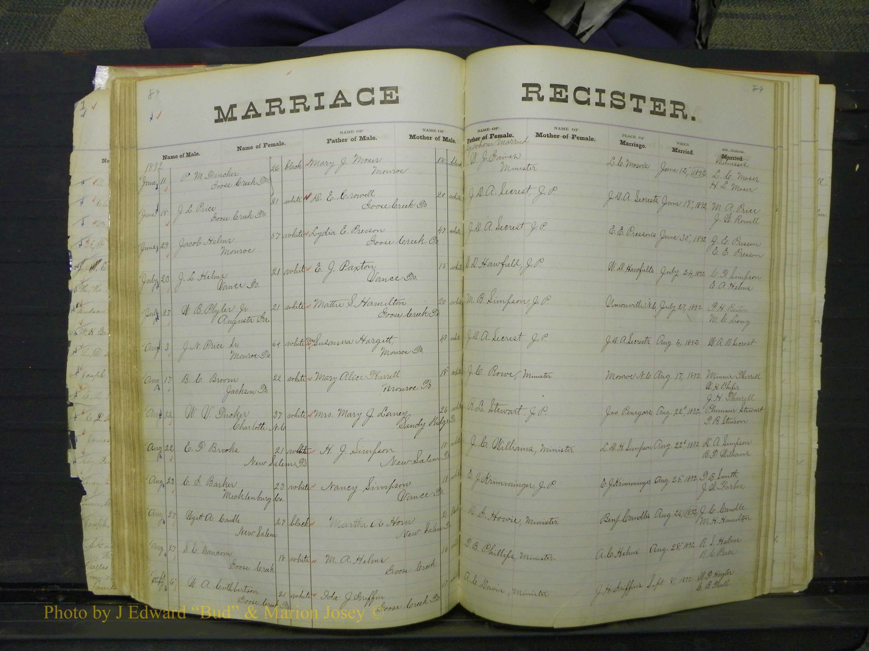 Union Co, NC Marriage Book 4, A-Z, 1870-1894 (94).JPG