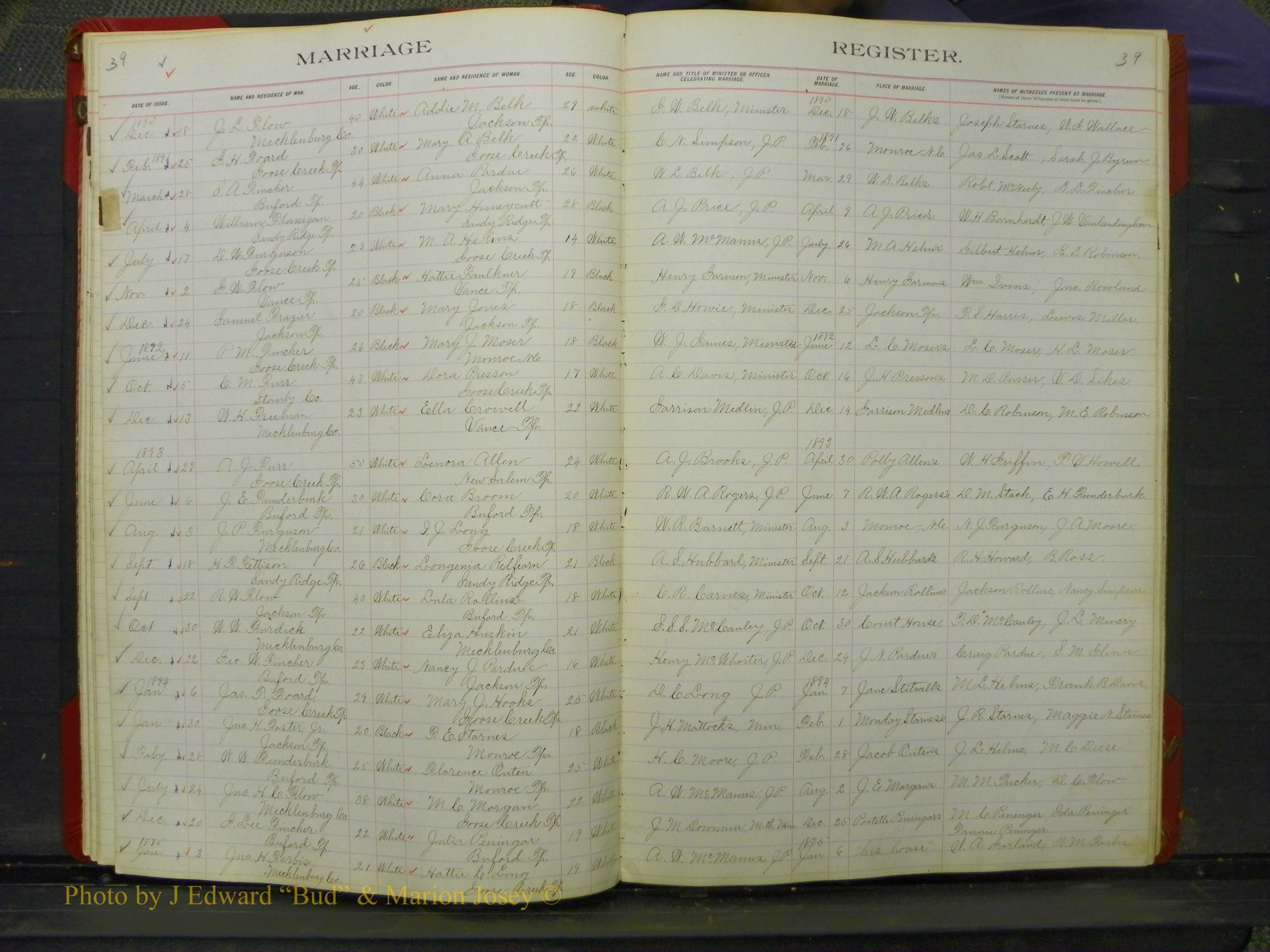 Union Co, NC Marriage Book 5, A-Z, 1890-1898 (16).JPG