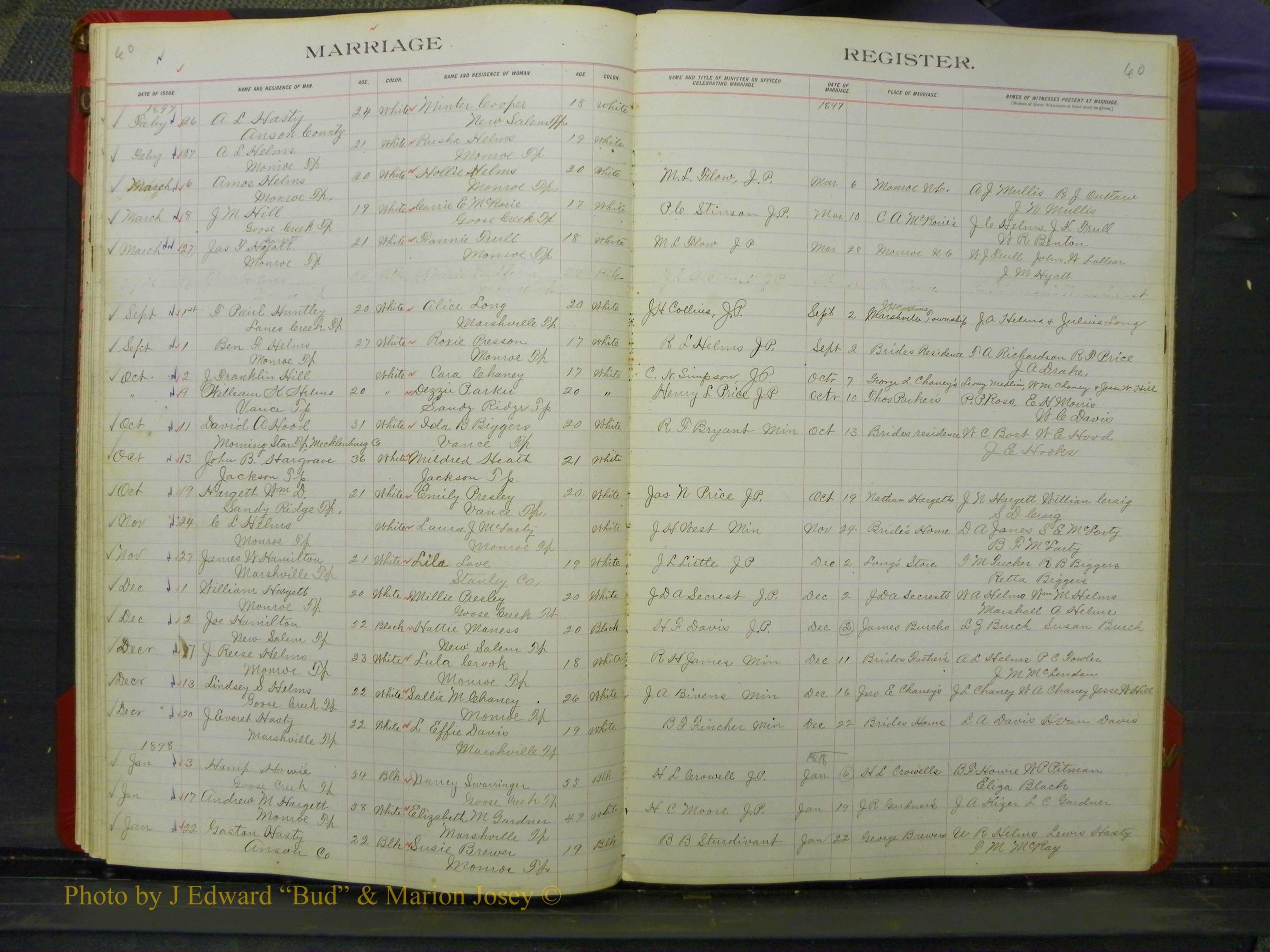 Union Co, NC Marriage Book 5, A-Z, 1890-1898 (27).JPG