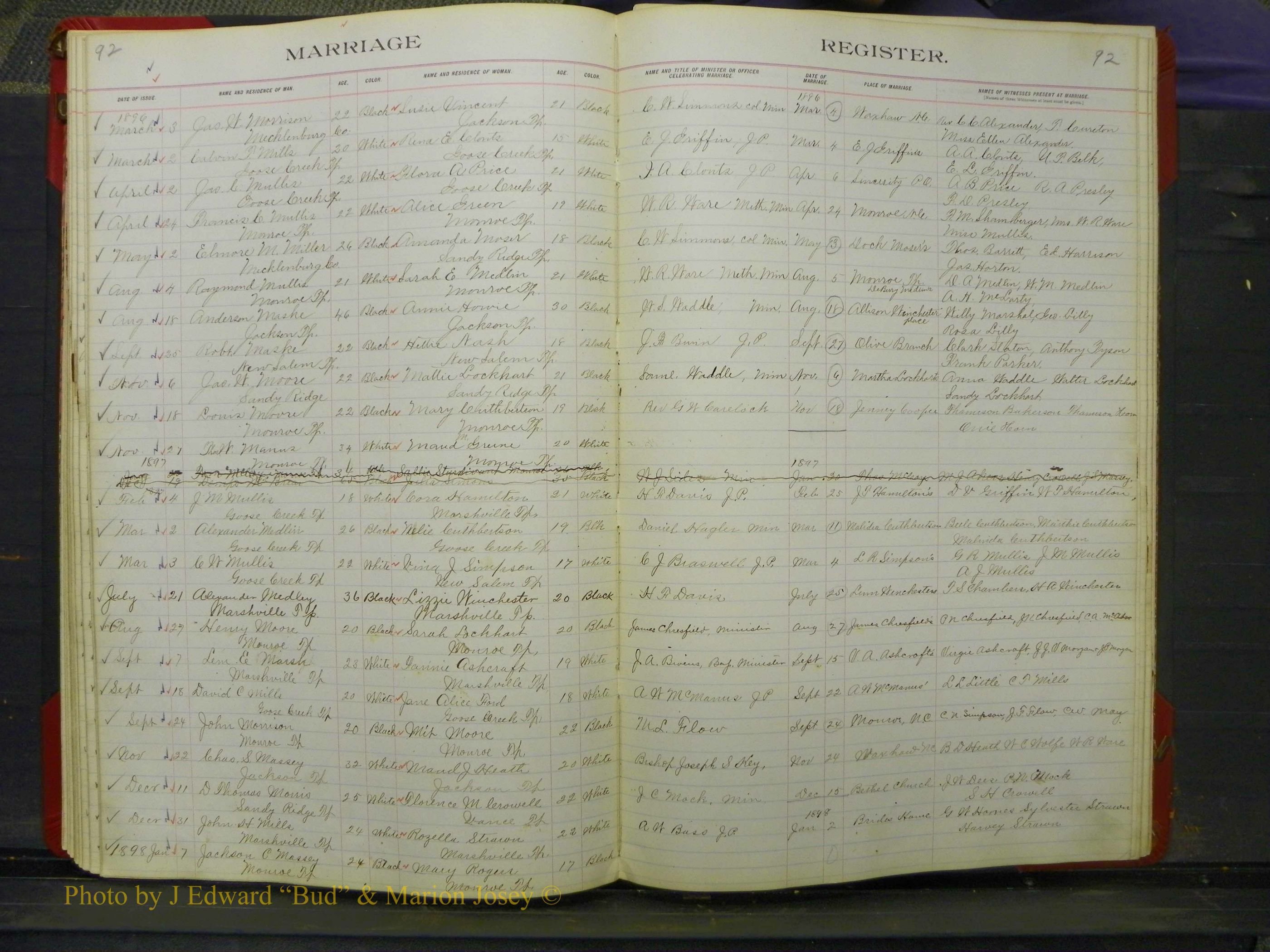 Union Co, NC Marriage Book 5, A-Z, 1890-1898 (37).JPG