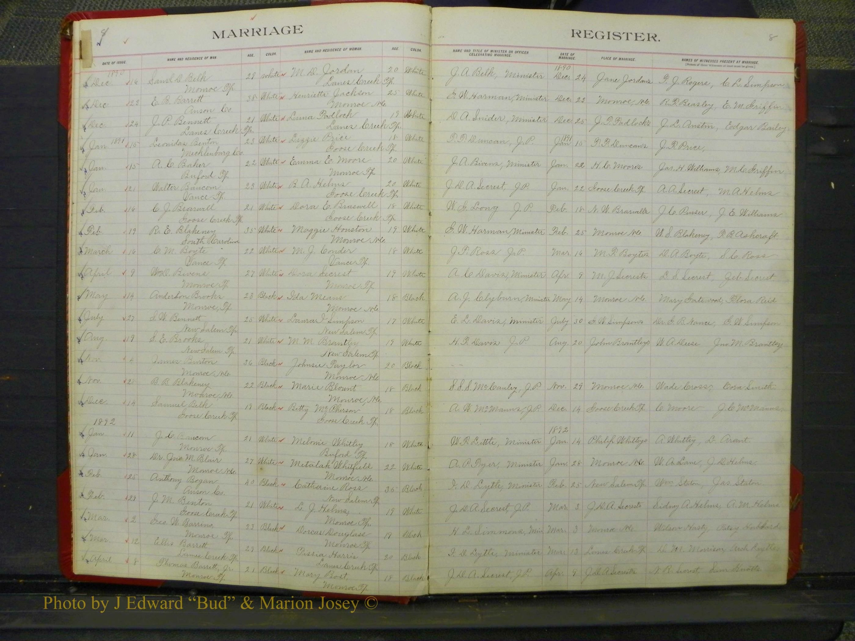 Union Co, NC Marriage Book 5, A-Z, 1890-1898 (4).JPG