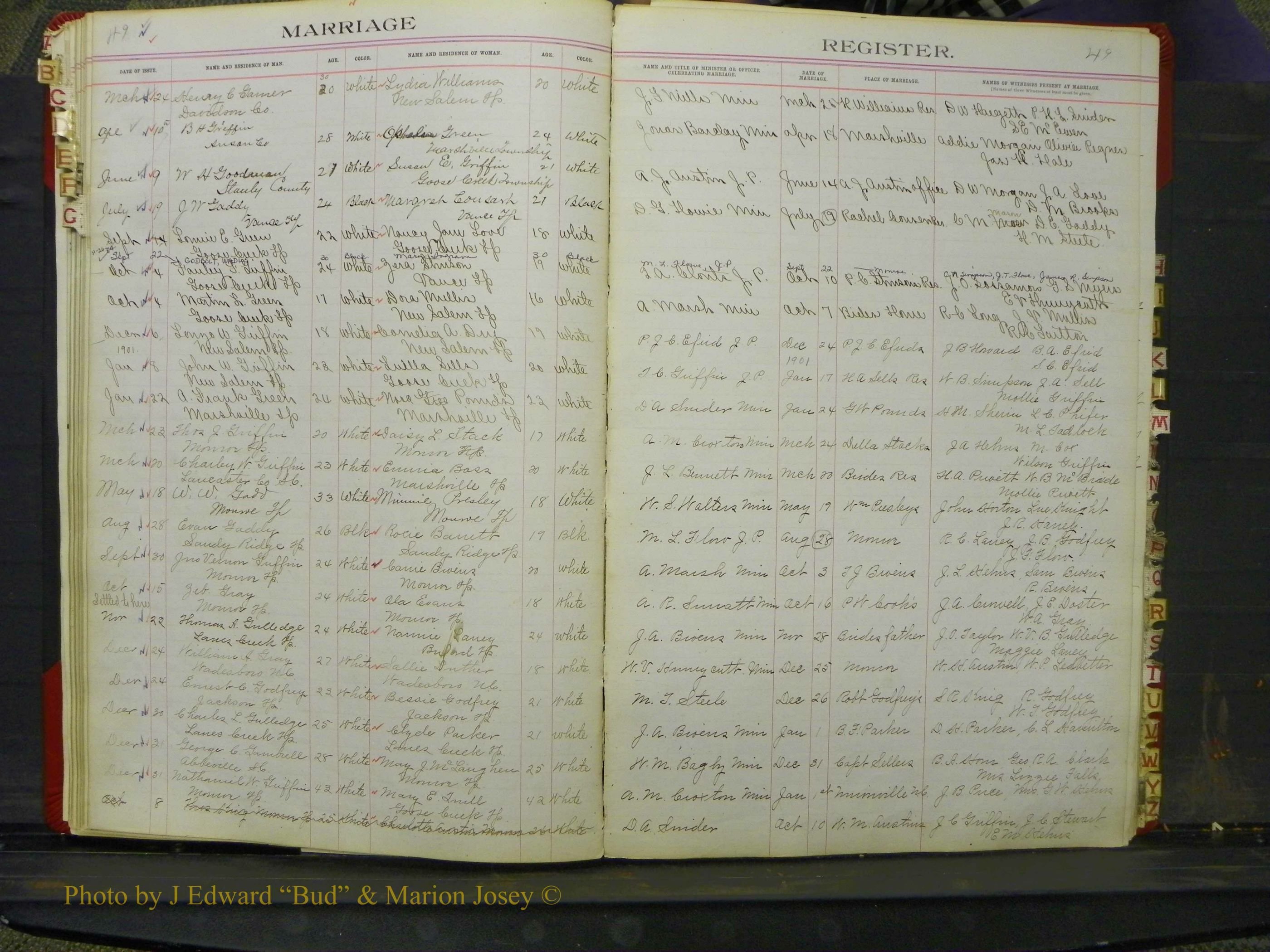 Union Co, NC Marriage Book 6, A-Z, 1898-1902 (23).JPG