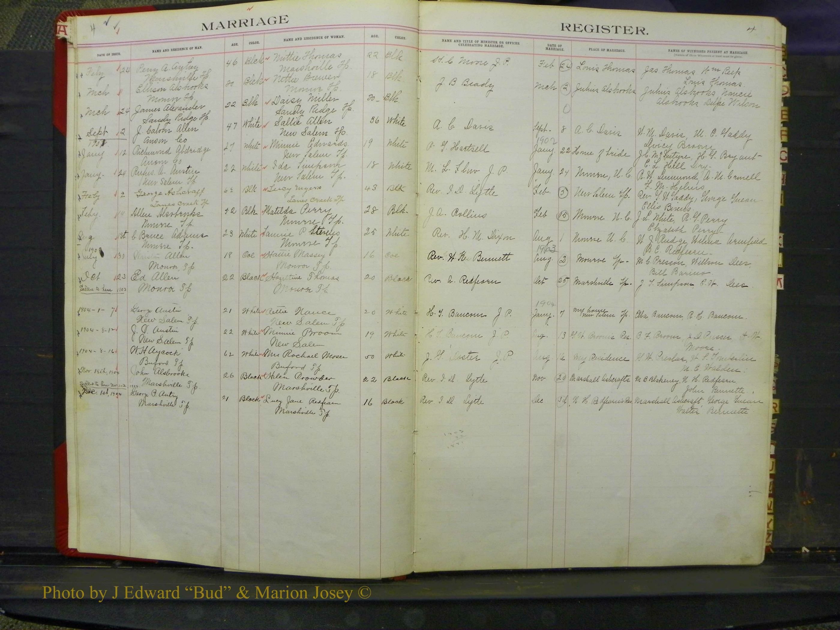 Union Co, NC Marriage Book 6, A-Z, 1898-1902 (3).JPG