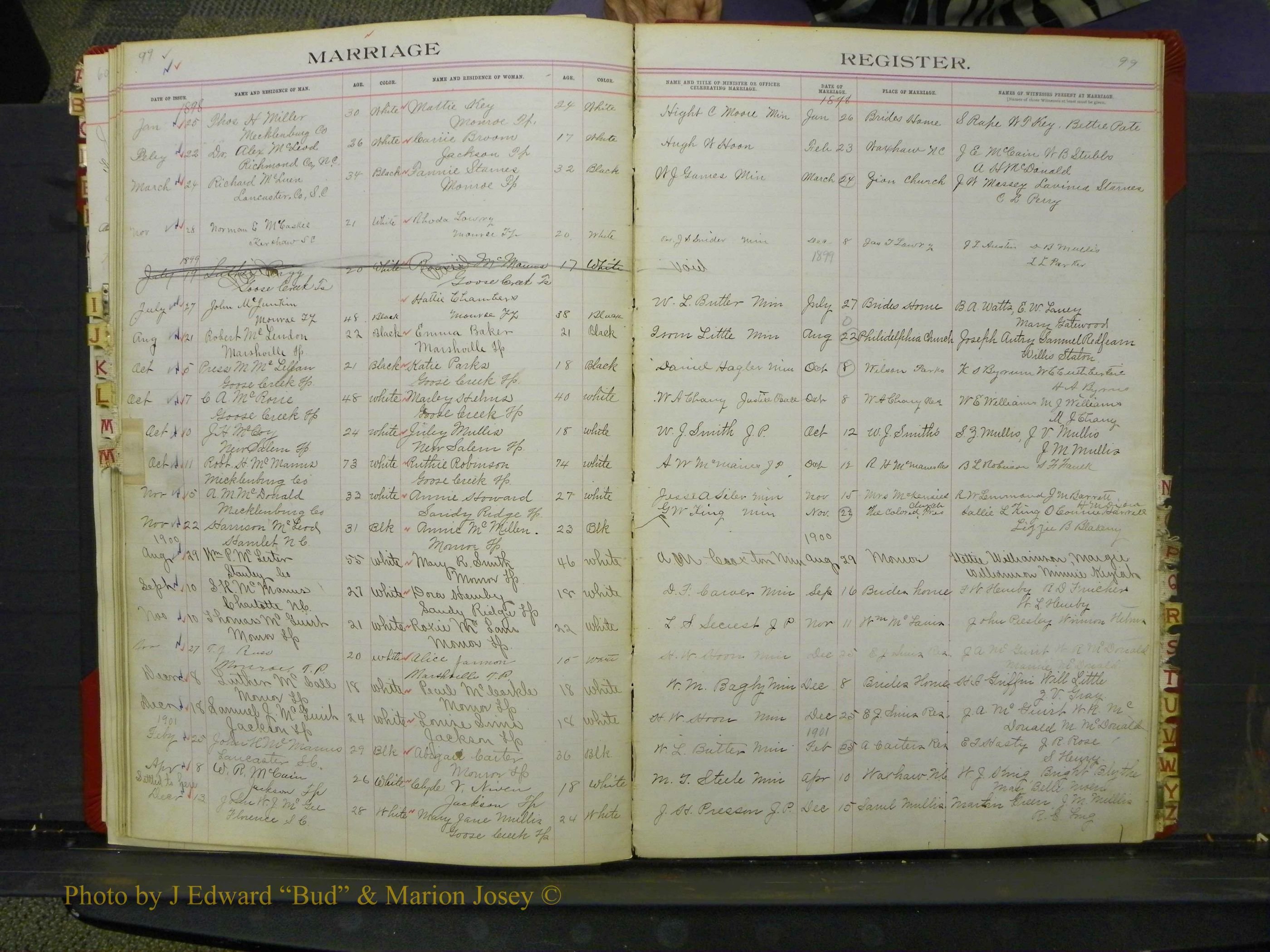 Union Co, NC Marriage Book 6, A-Z, 1898-1902 (44).JPG