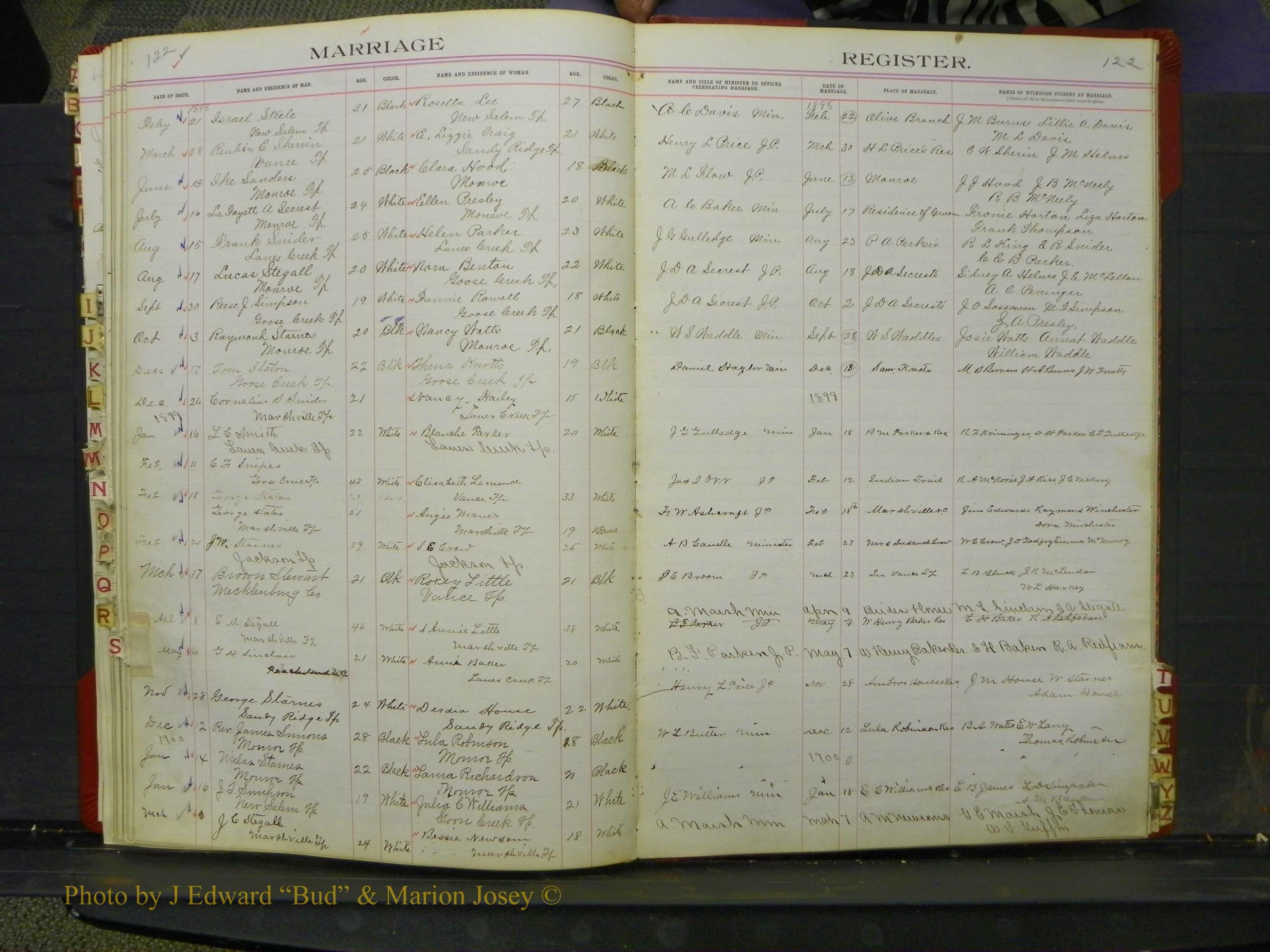 Union Co, NC Marriage Book 6, A-Z, 1898-1902 (54).JPG