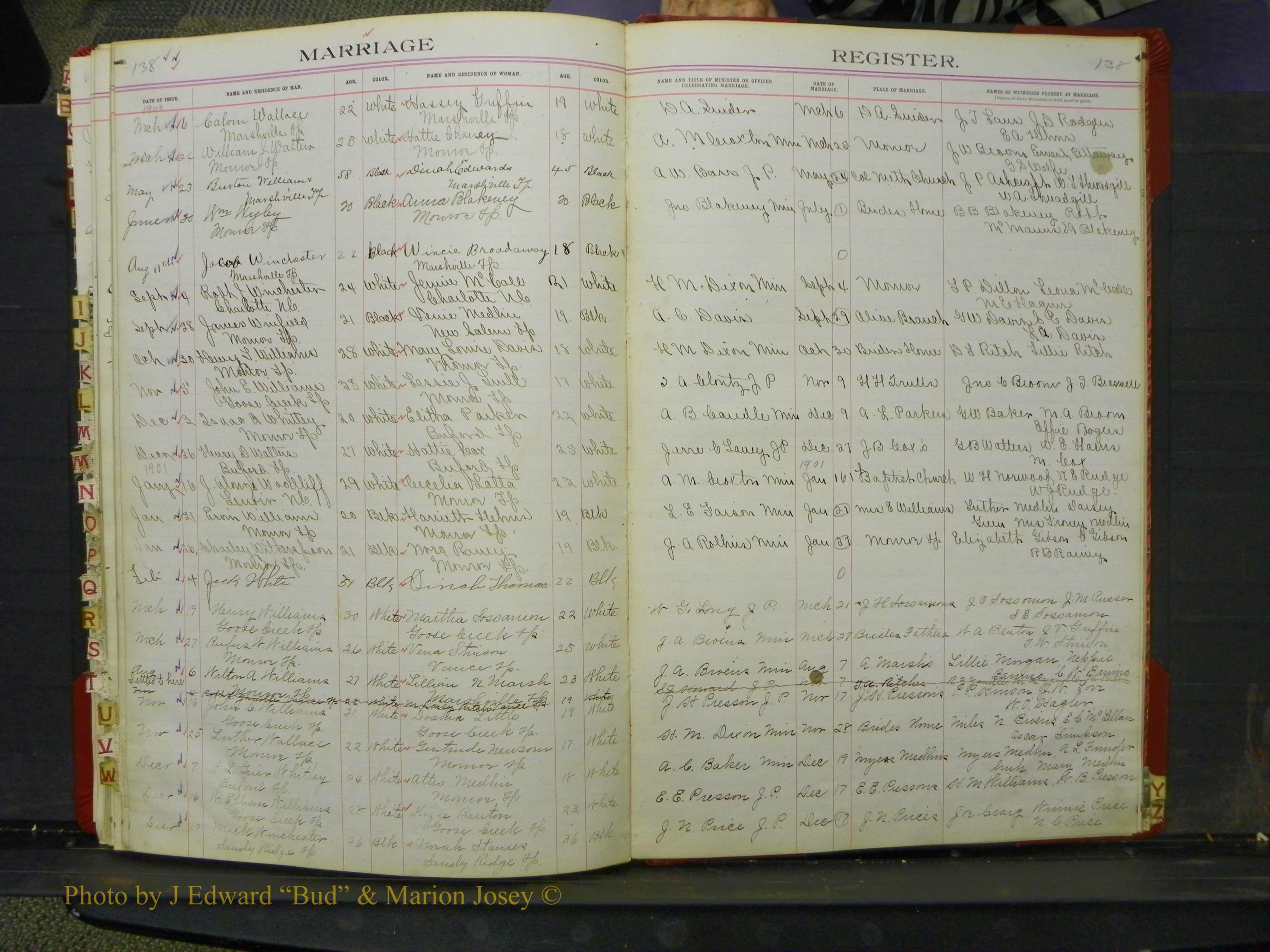 Union Co, NC Marriage Book 6, A-Z, 1898-1902 (62).JPG