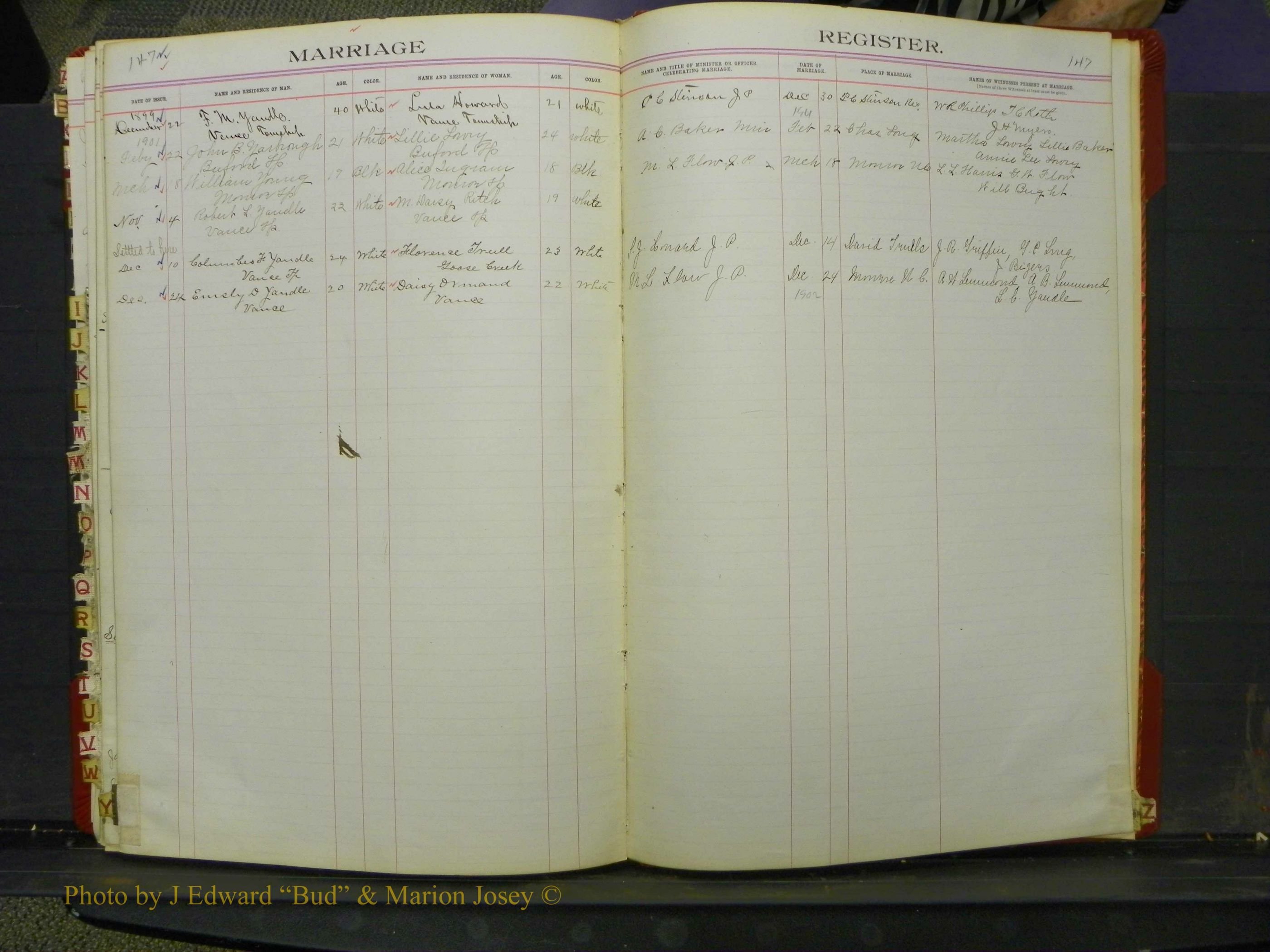 Union Co, NC Marriage Book 6, A-Z, 1898-1902 (65).JPG