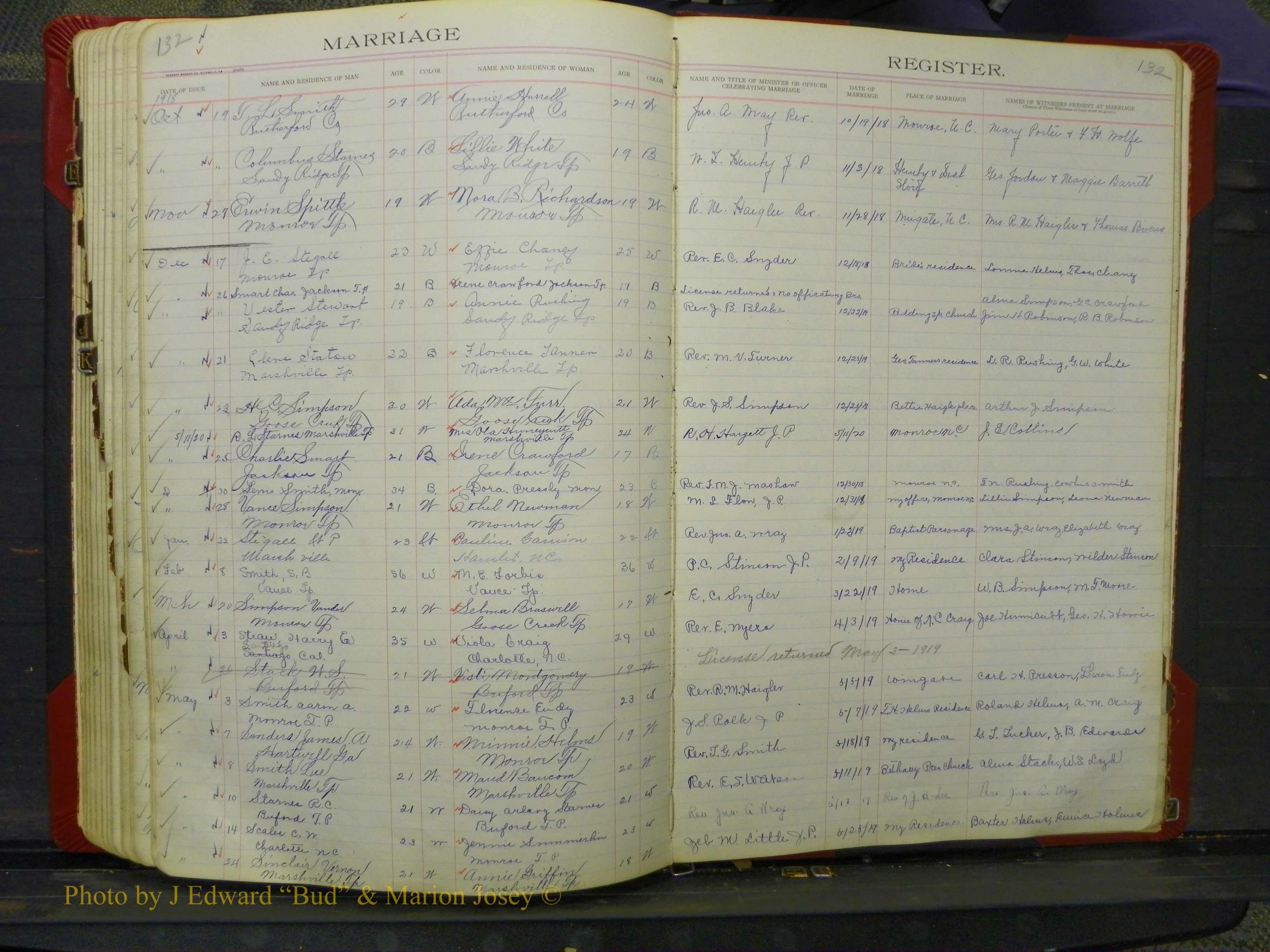 Union Co, NC Marriage Book 8, A-Z, 1914-1920 (120).JPG