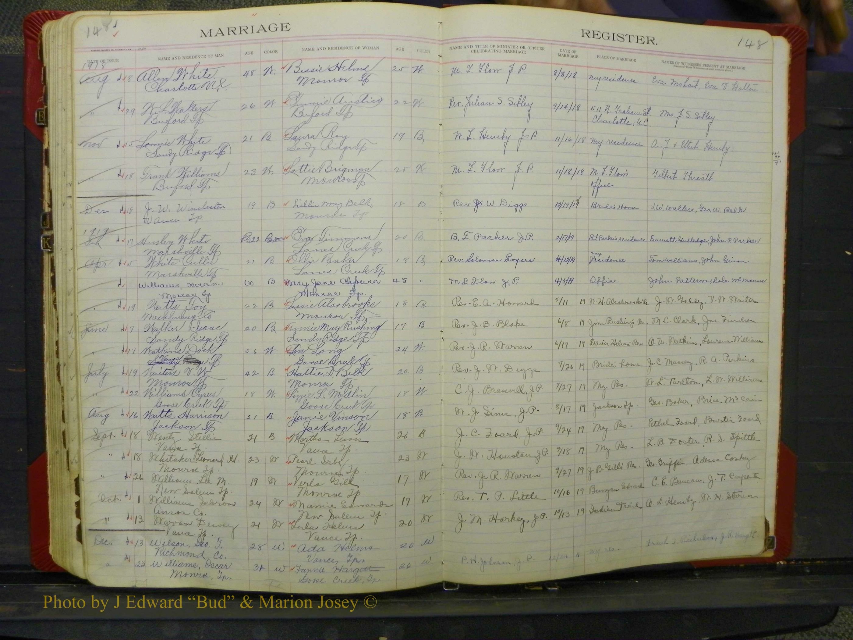 Union Co, NC Marriage Book 8, A-Z, 1914-1920 (137).JPG