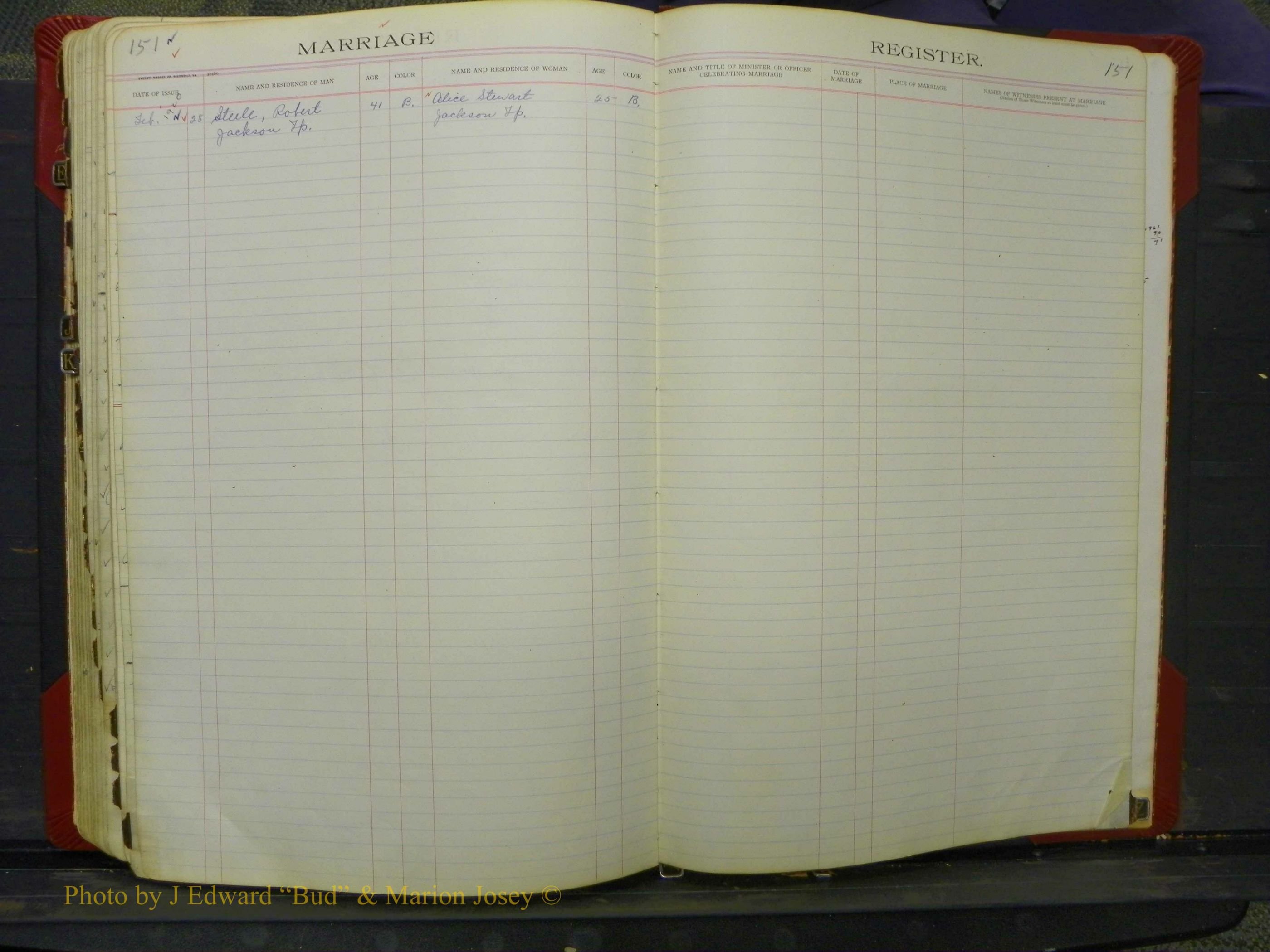 Union Co, NC Marriage Book 8, A-Z, 1914-1920 (140).JPG