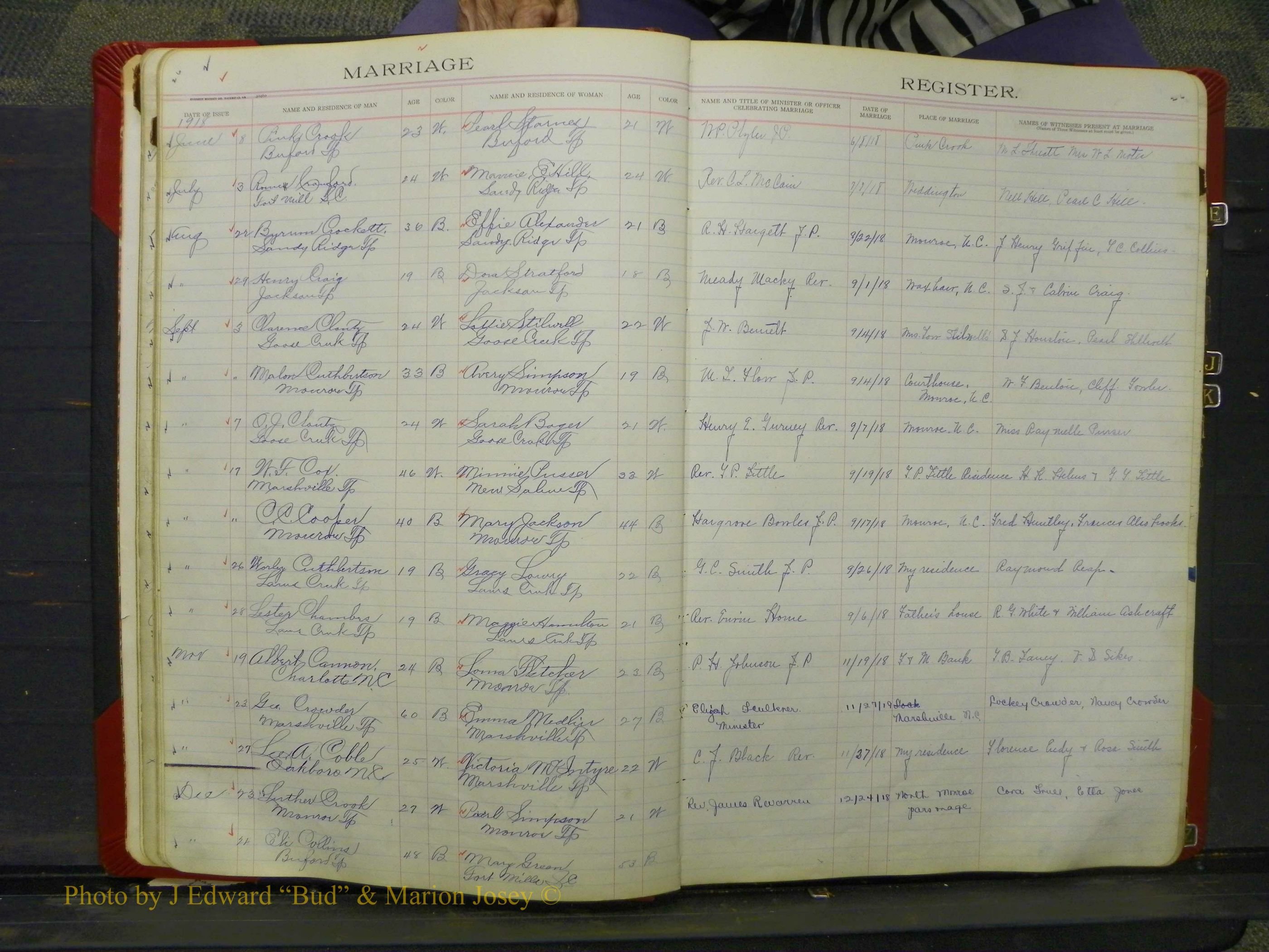 Union Co, NC Marriage Book 8, A-Z, 1914-1920 (26).JPG