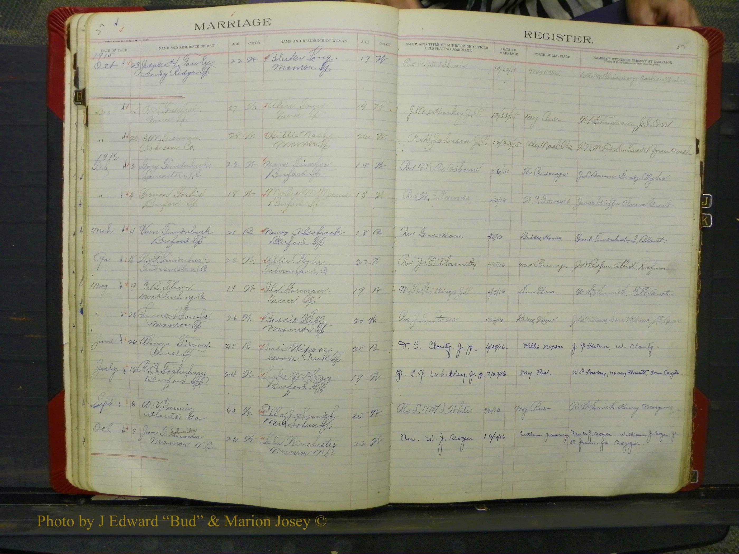 Union Co, NC Marriage Book 8, A-Z, 1914-1920 (37).JPG