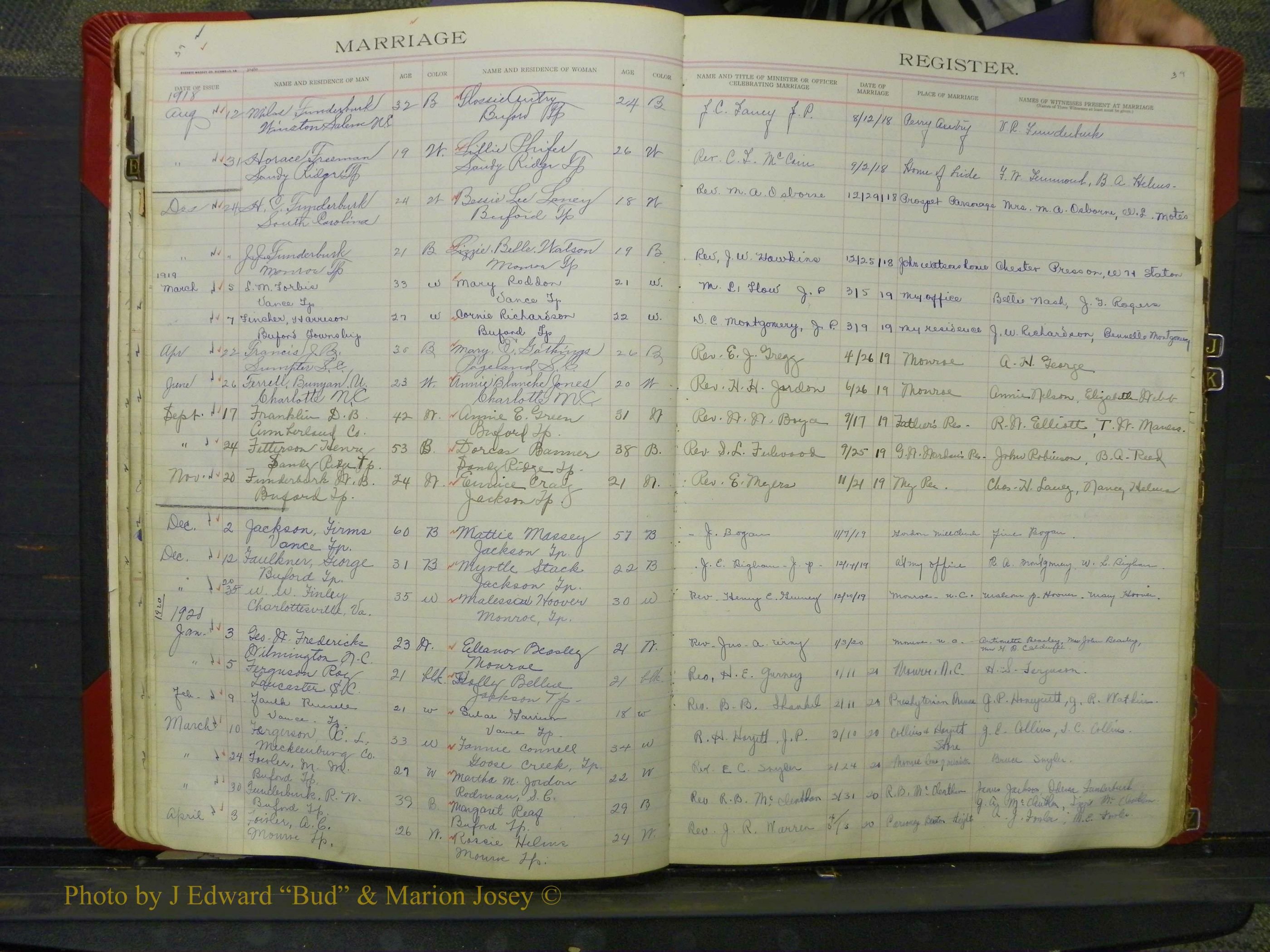 Union Co, NC Marriage Book 8, A-Z, 1914-1920 (39).JPG