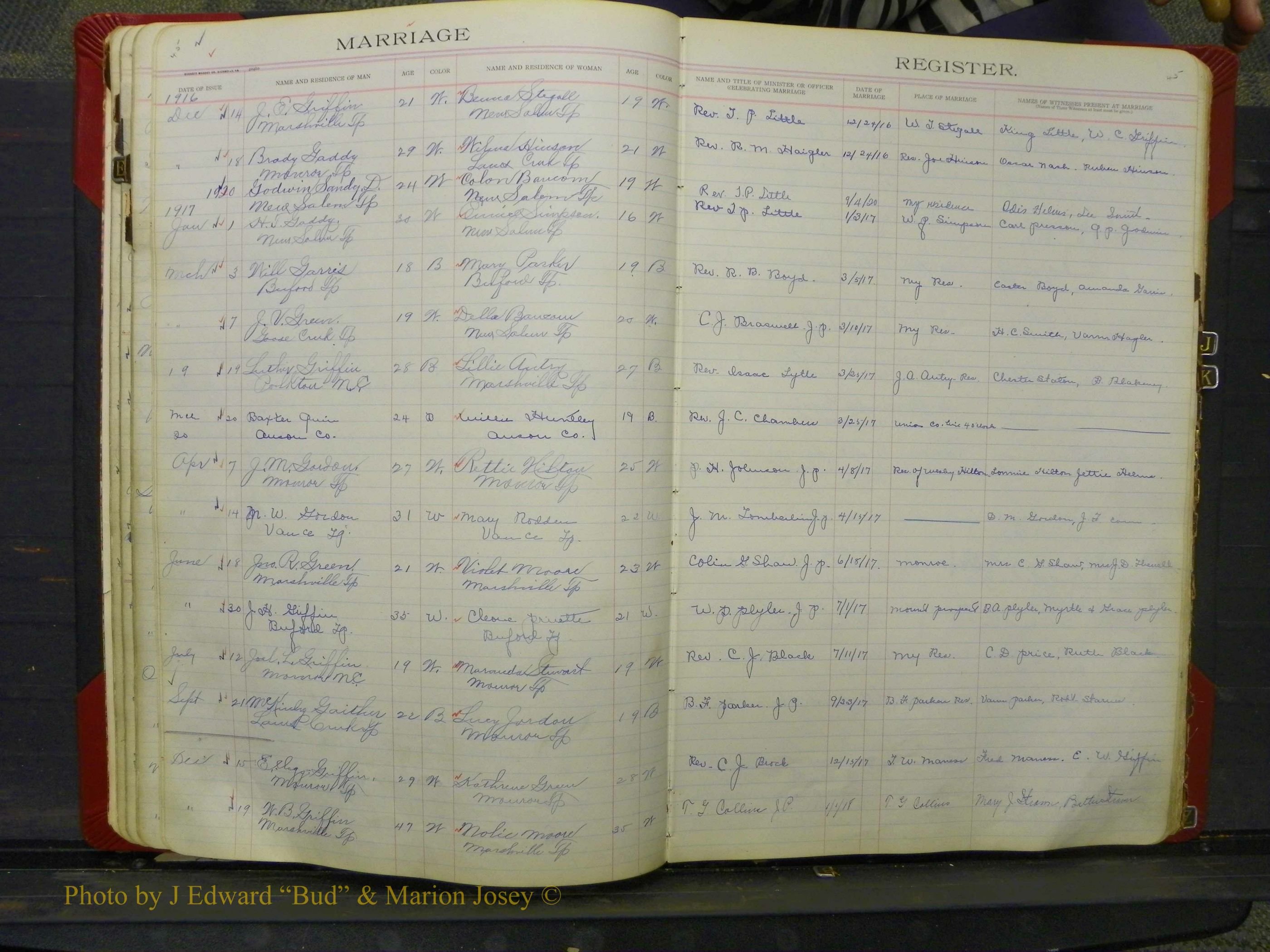 Union Co, NC Marriage Book 8, A-Z, 1914-1920 (45).JPG