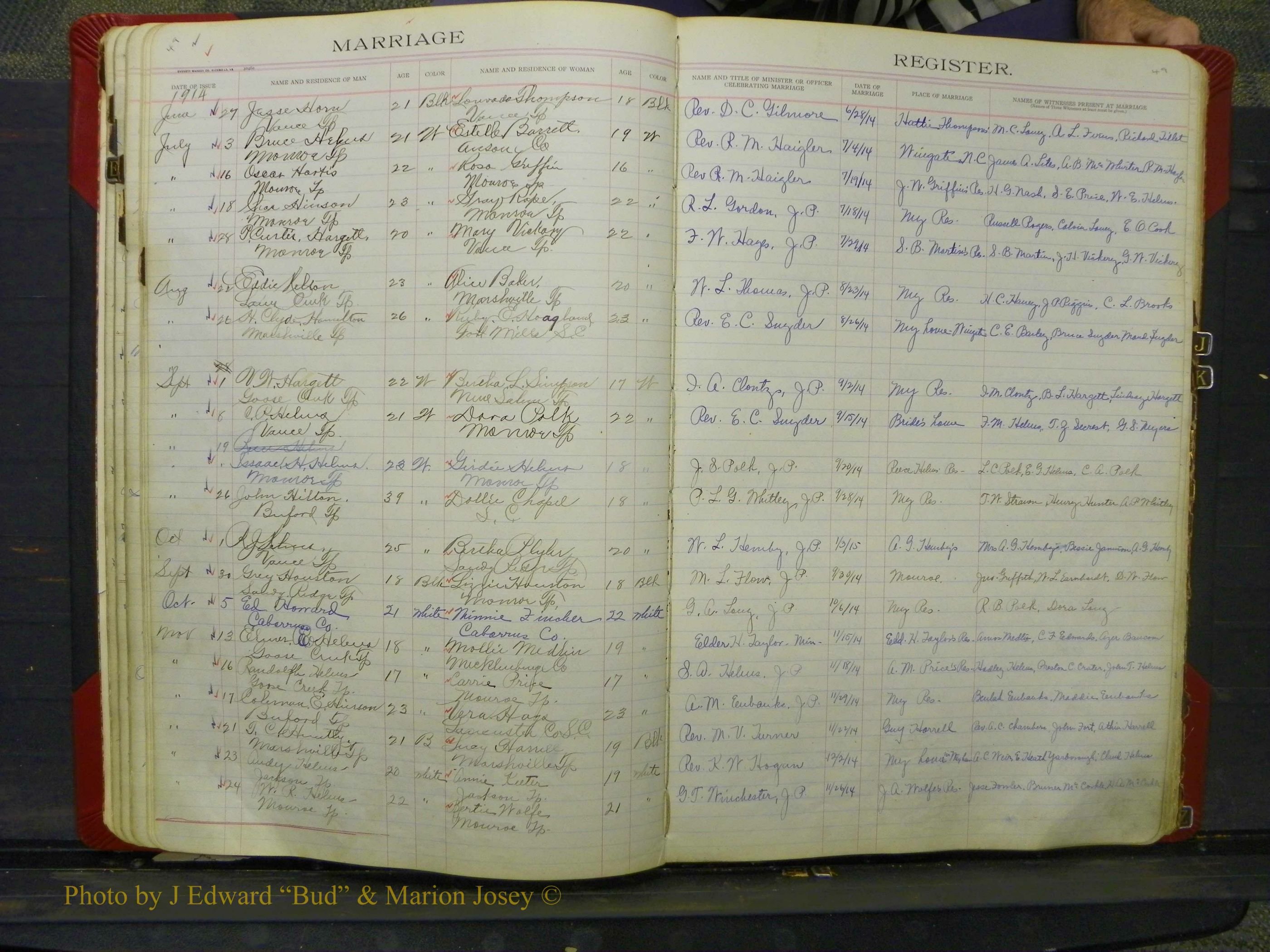 Union Co, NC Marriage Book 8, A-Z, 1914-1920 (49).JPG