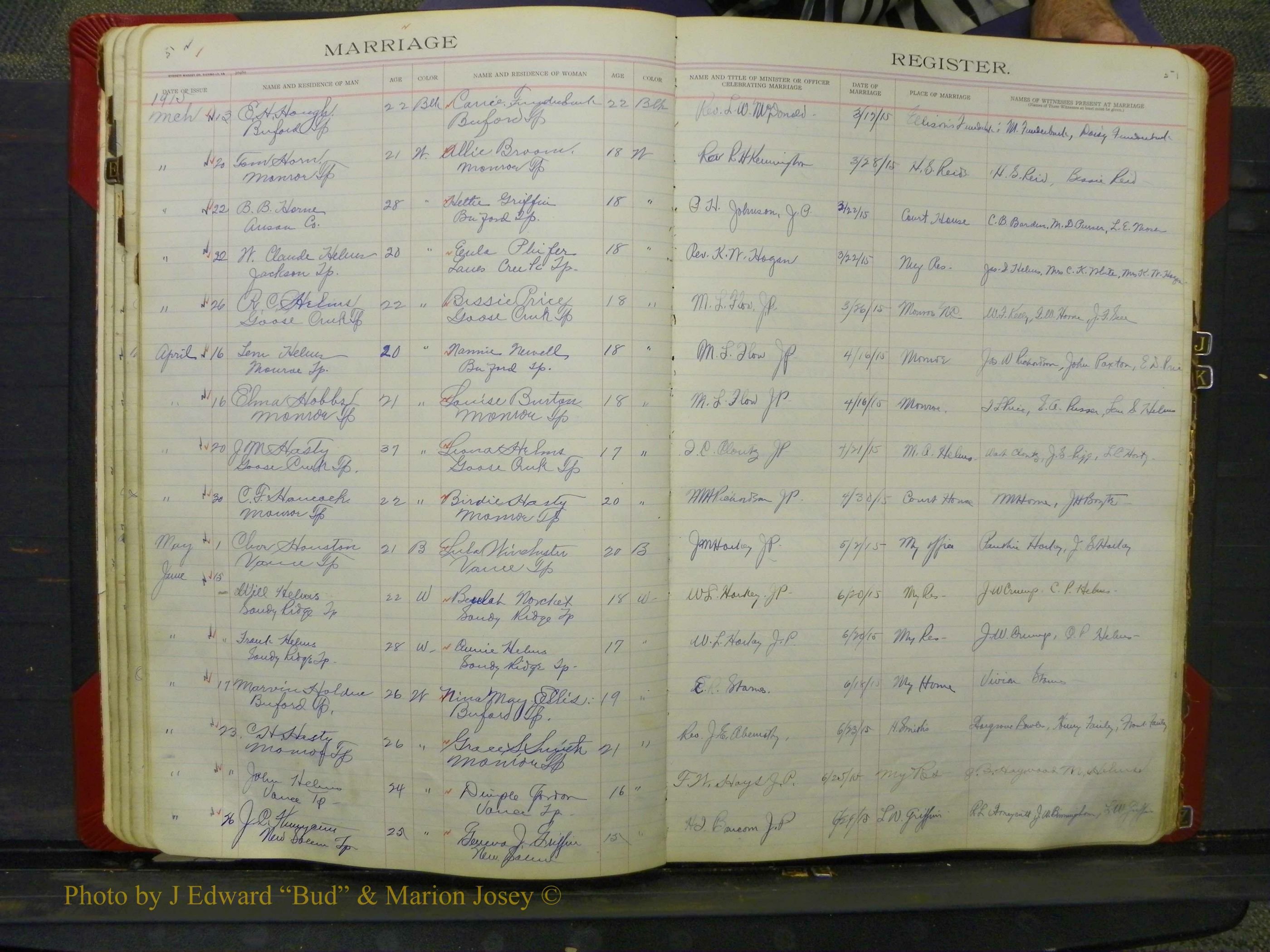 Union Co, NC Marriage Book 8, A-Z, 1914-1920 (51).JPG