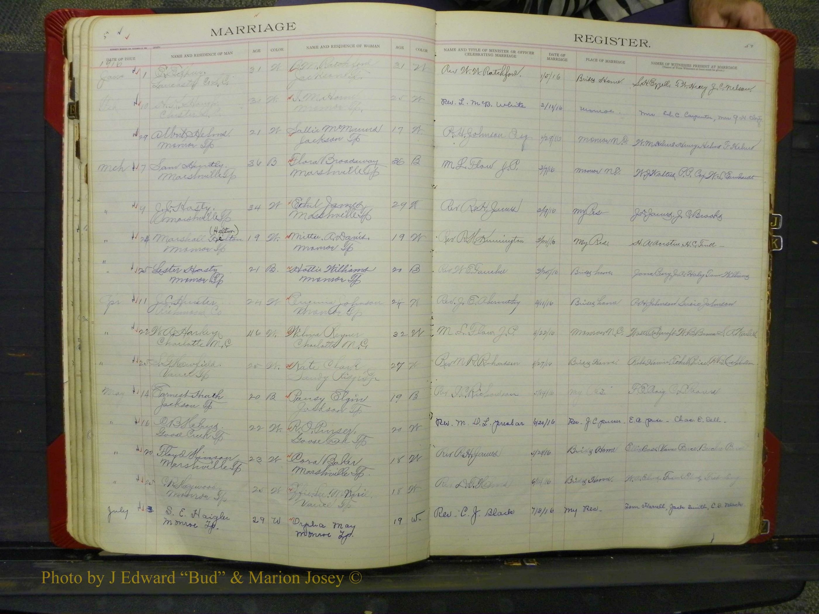 Union Co, NC Marriage Book 8, A-Z, 1914-1920 (54).JPG