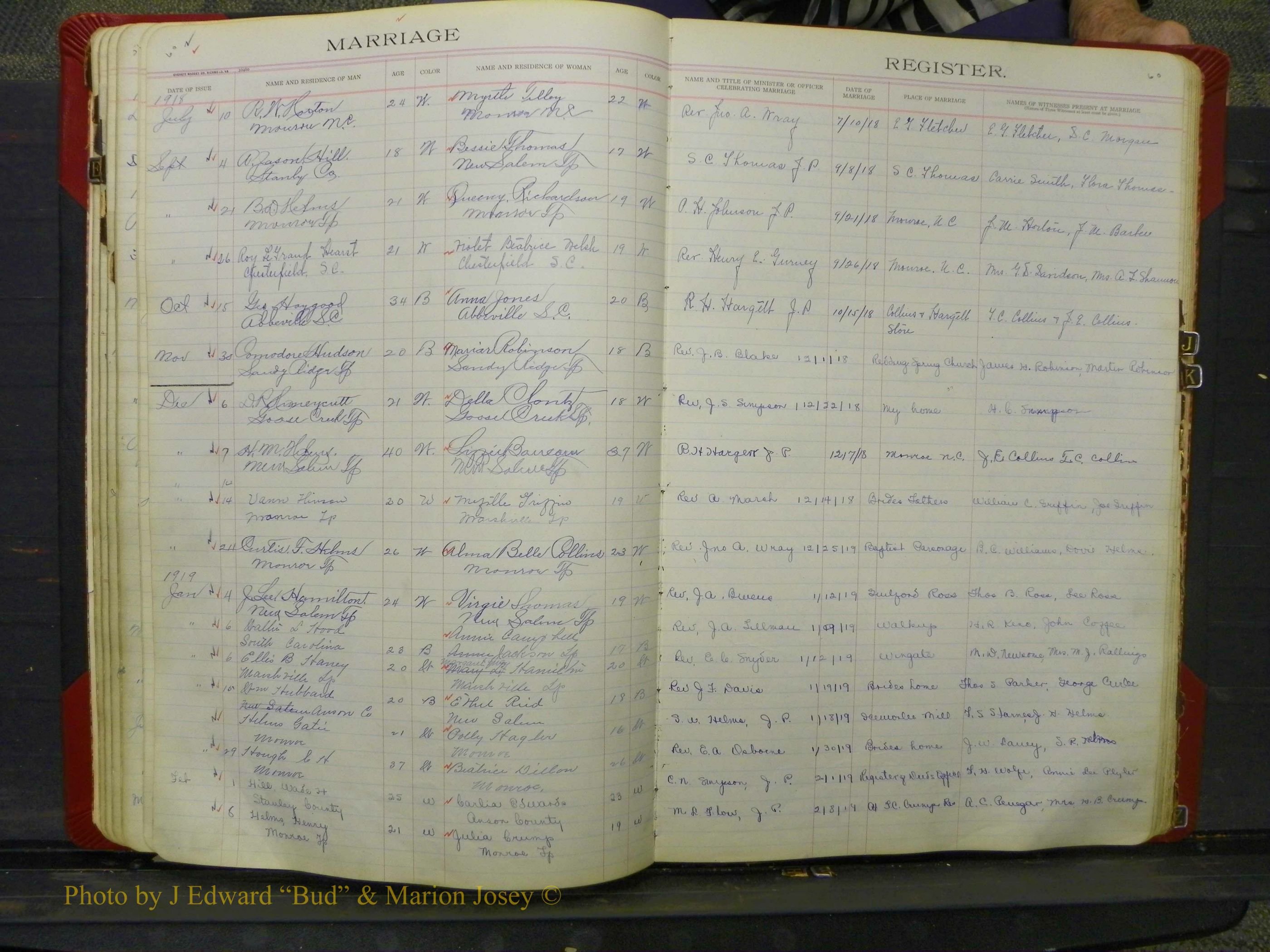 Union Co, NC Marriage Book 8, A-Z, 1914-1920 (60).JPG