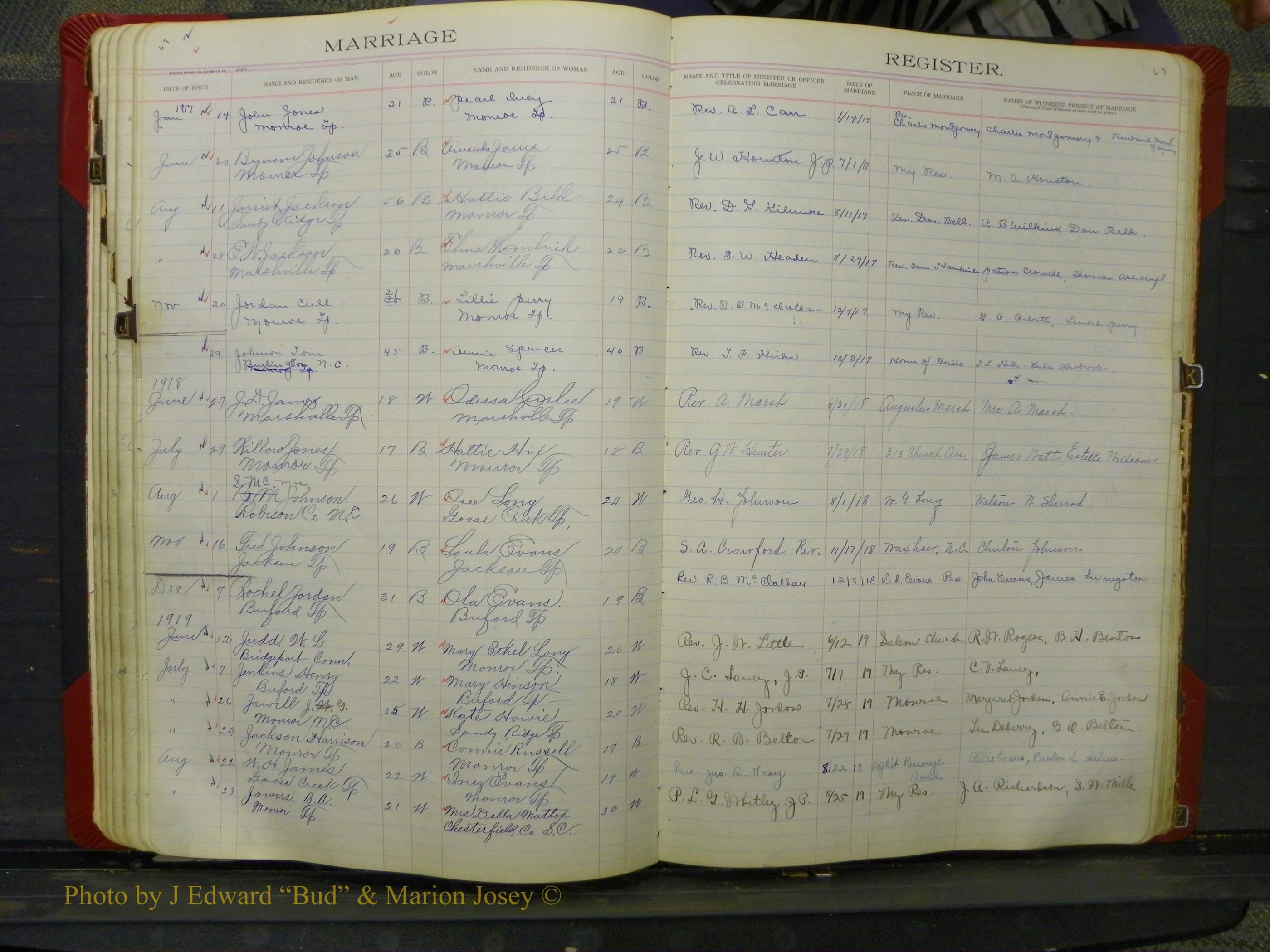 Union Co, NC Marriage Book 8, A-Z, 1914-1920 (65).JPG