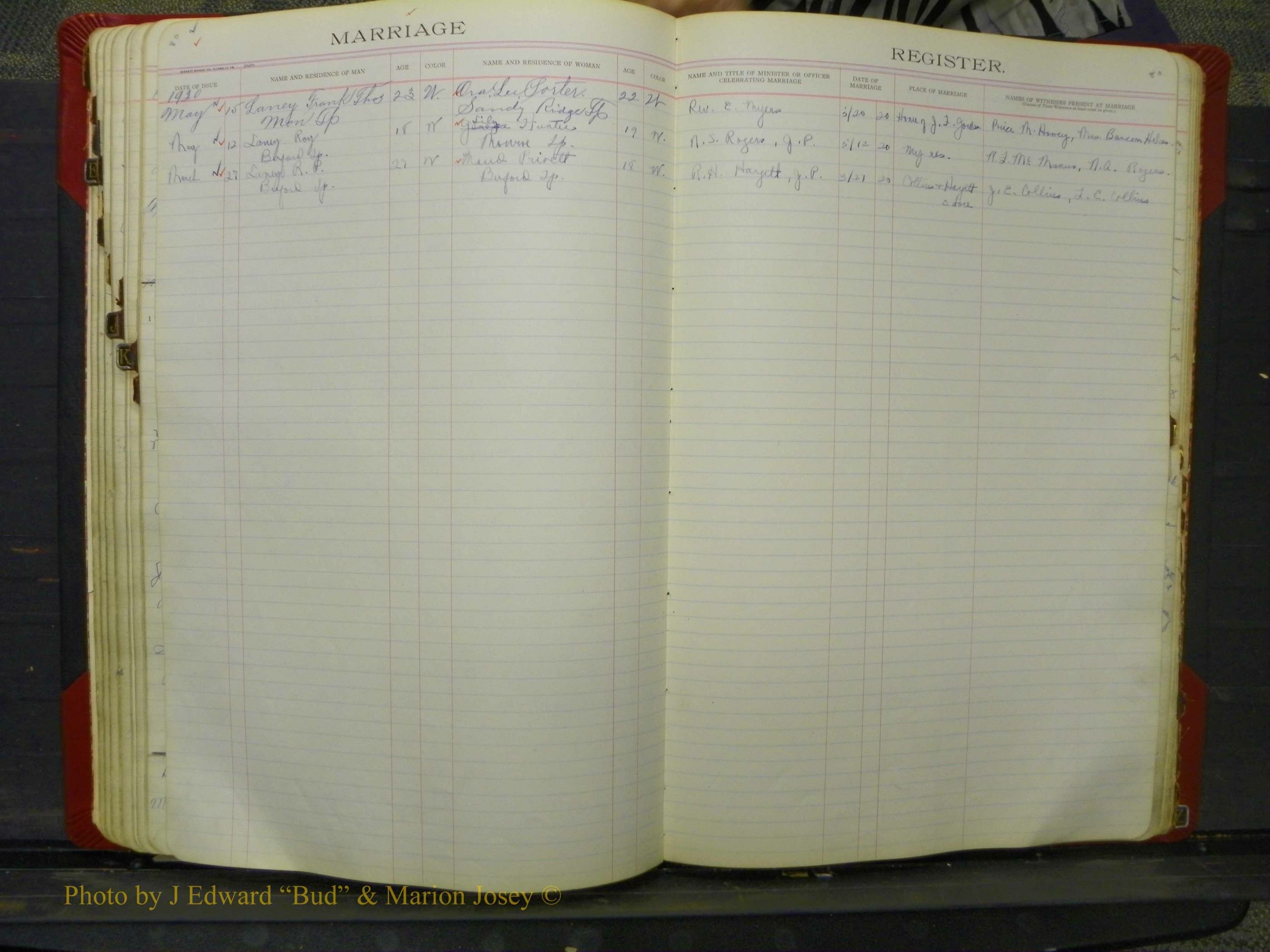 Union Co, NC Marriage Book 8, A-Z, 1914-1920 (75).JPG