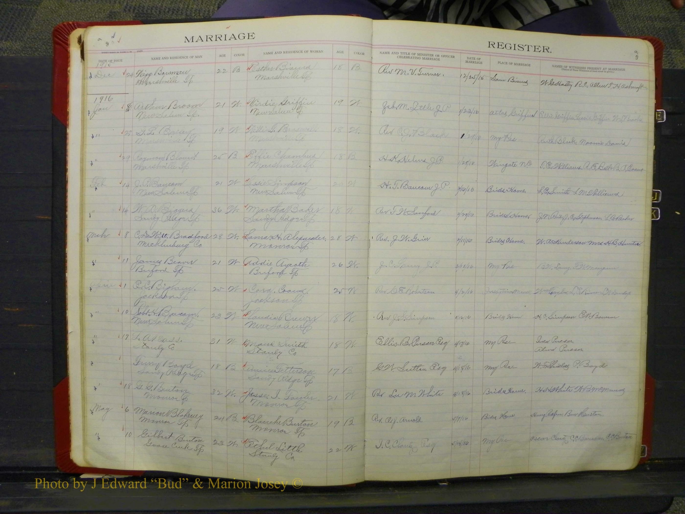 Union Co, NC Marriage Book 8, A-Z, 1914-1920 (9).JPG