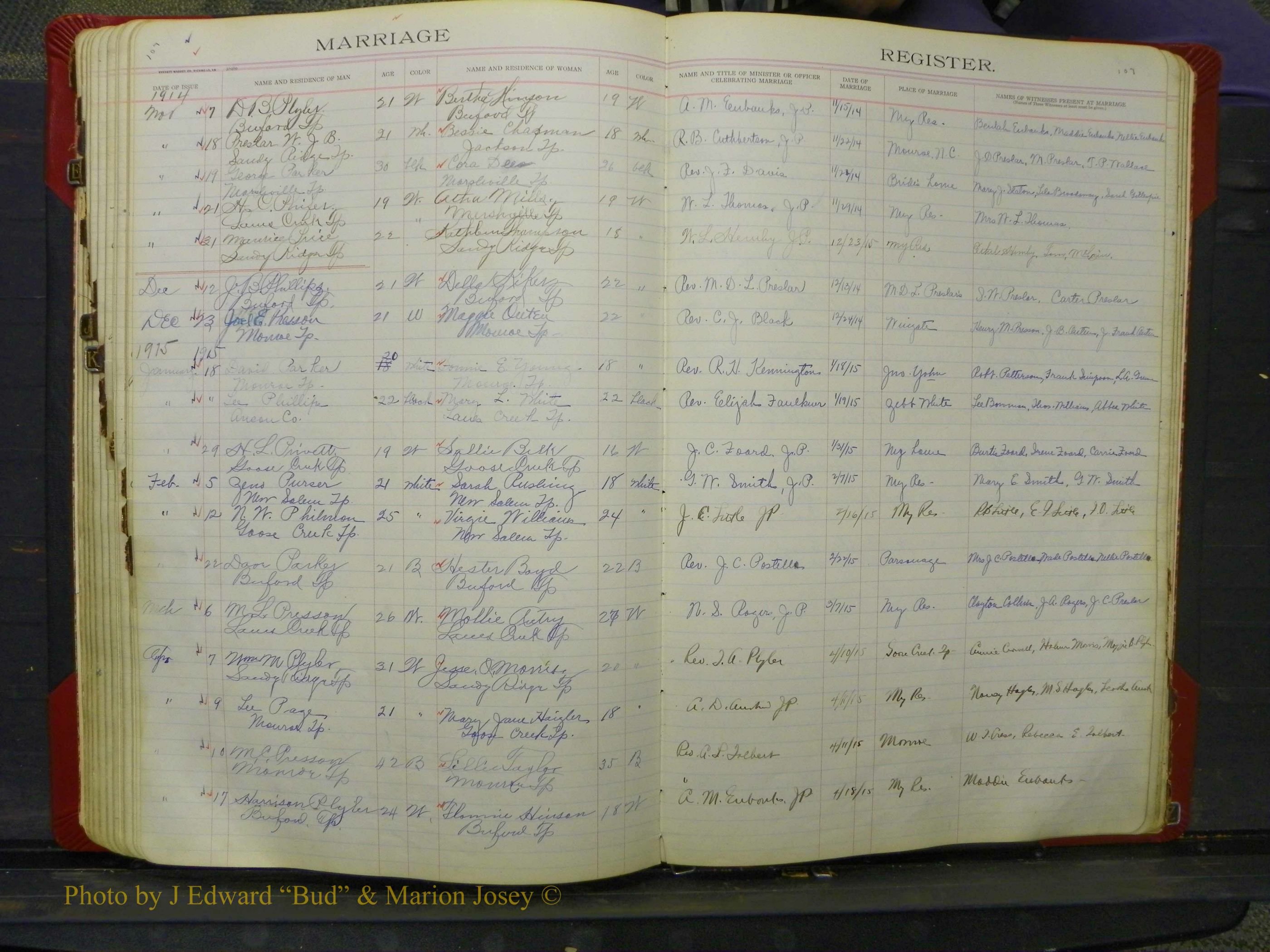 Union Co, NC Marriage Book 8, A-Z, 1914-1920 (95).JPG