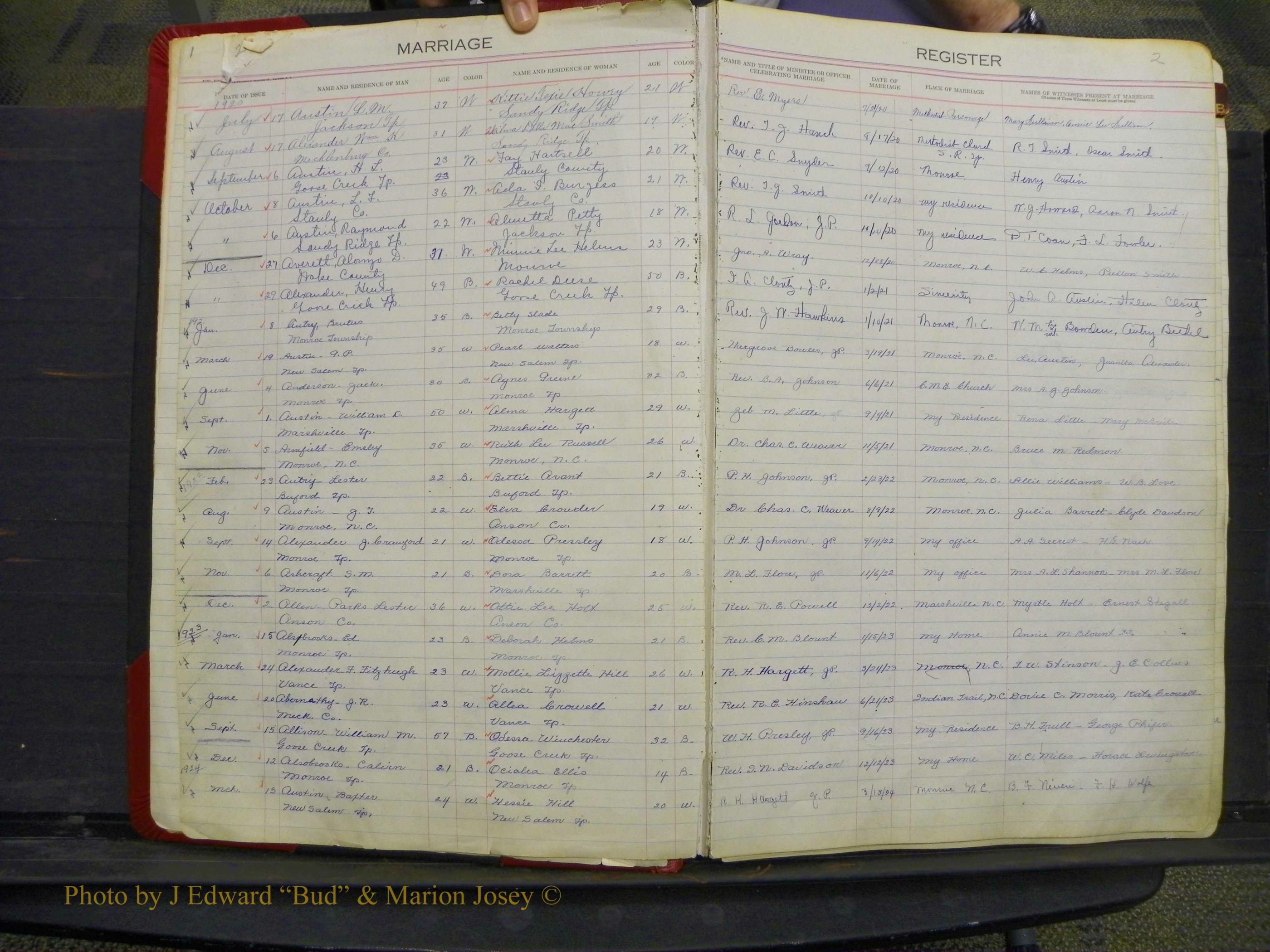 Union Co, NC Marriages, Book 9, 1920-1938 (2).JPG