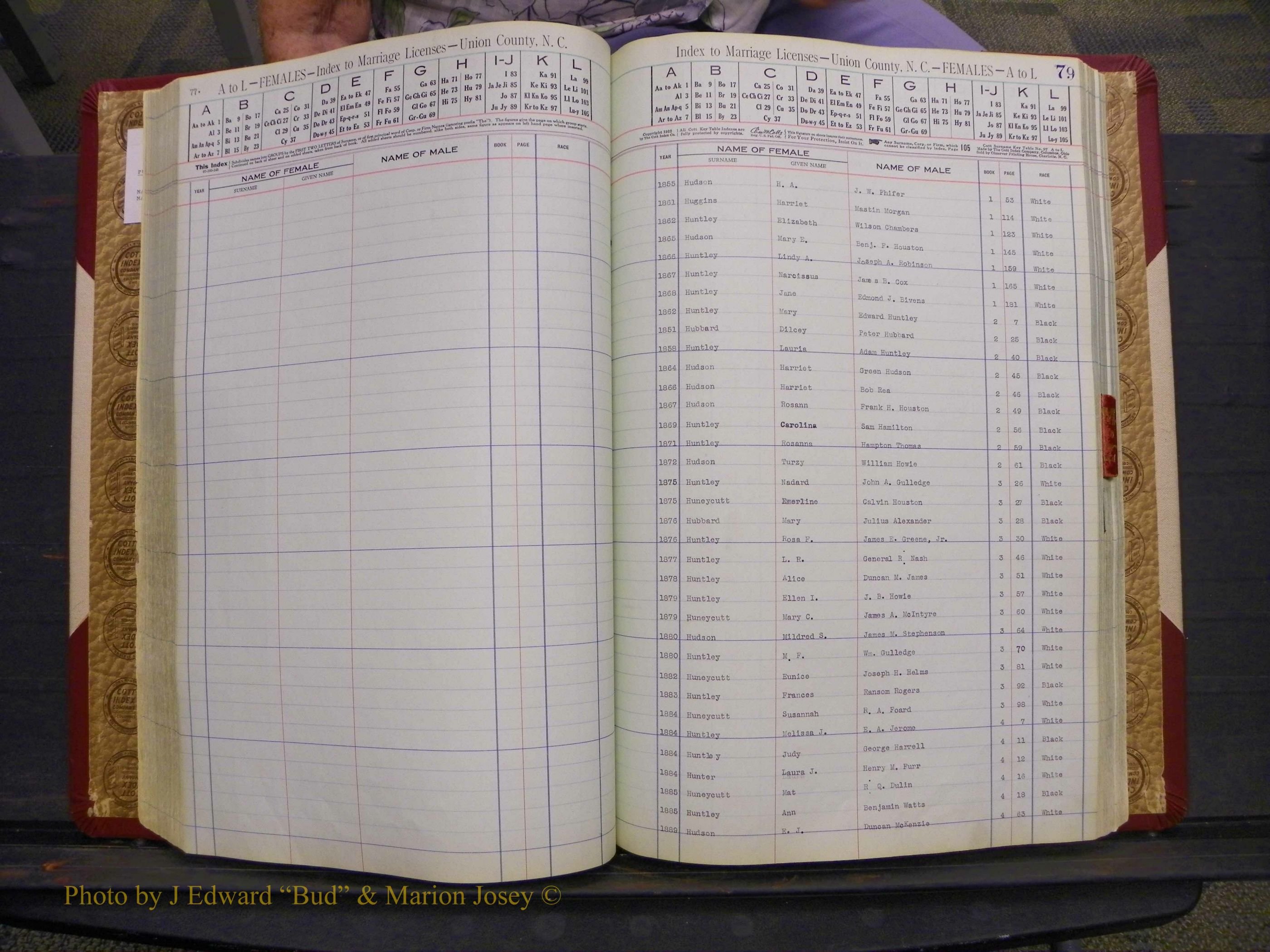 Union Co, NC Marriages Female Index, A-Z, 1842-1936 (115).JPG