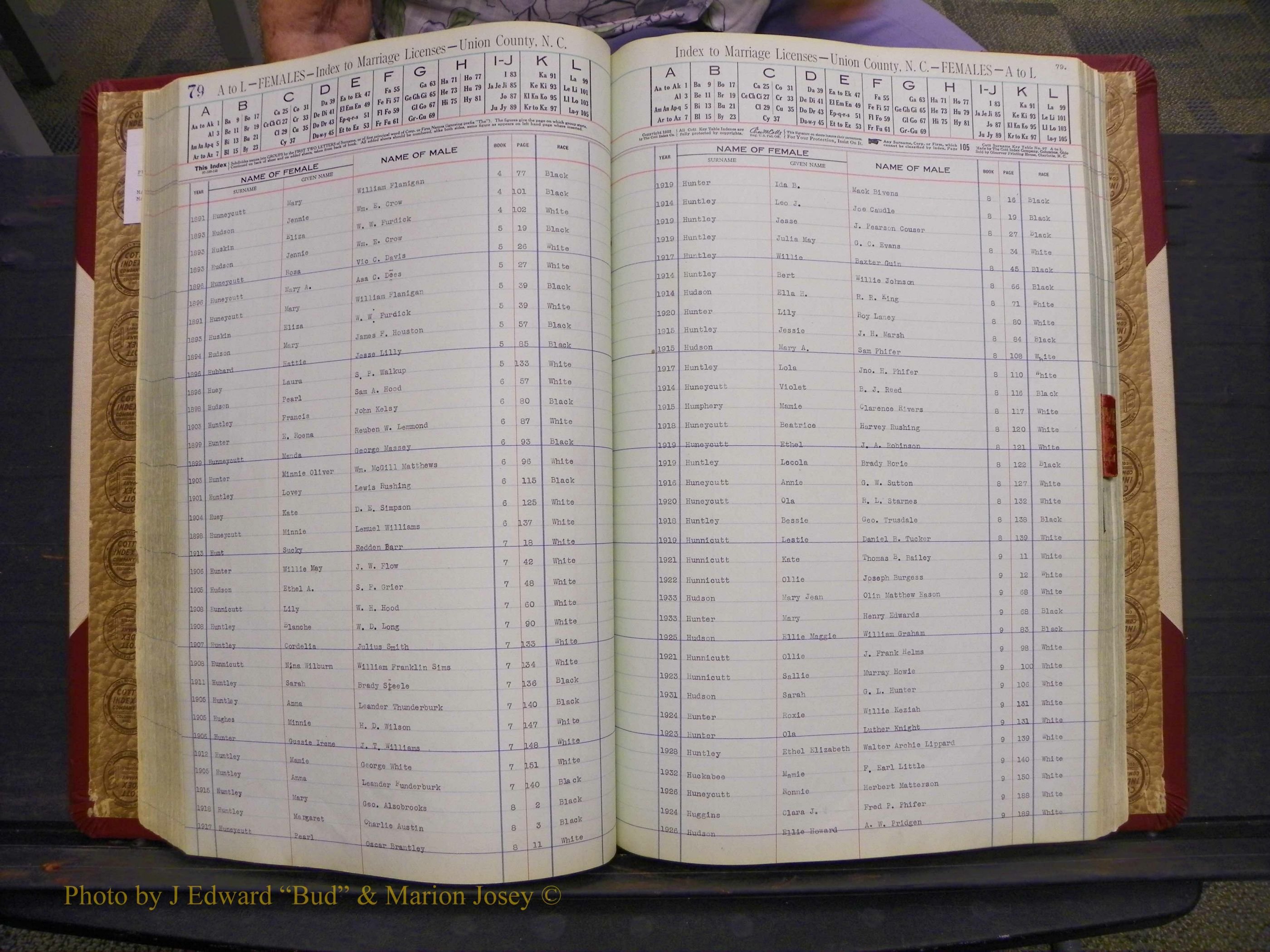 Union Co, NC Marriages Female Index, A-Z, 1842-1936 (117).JPG