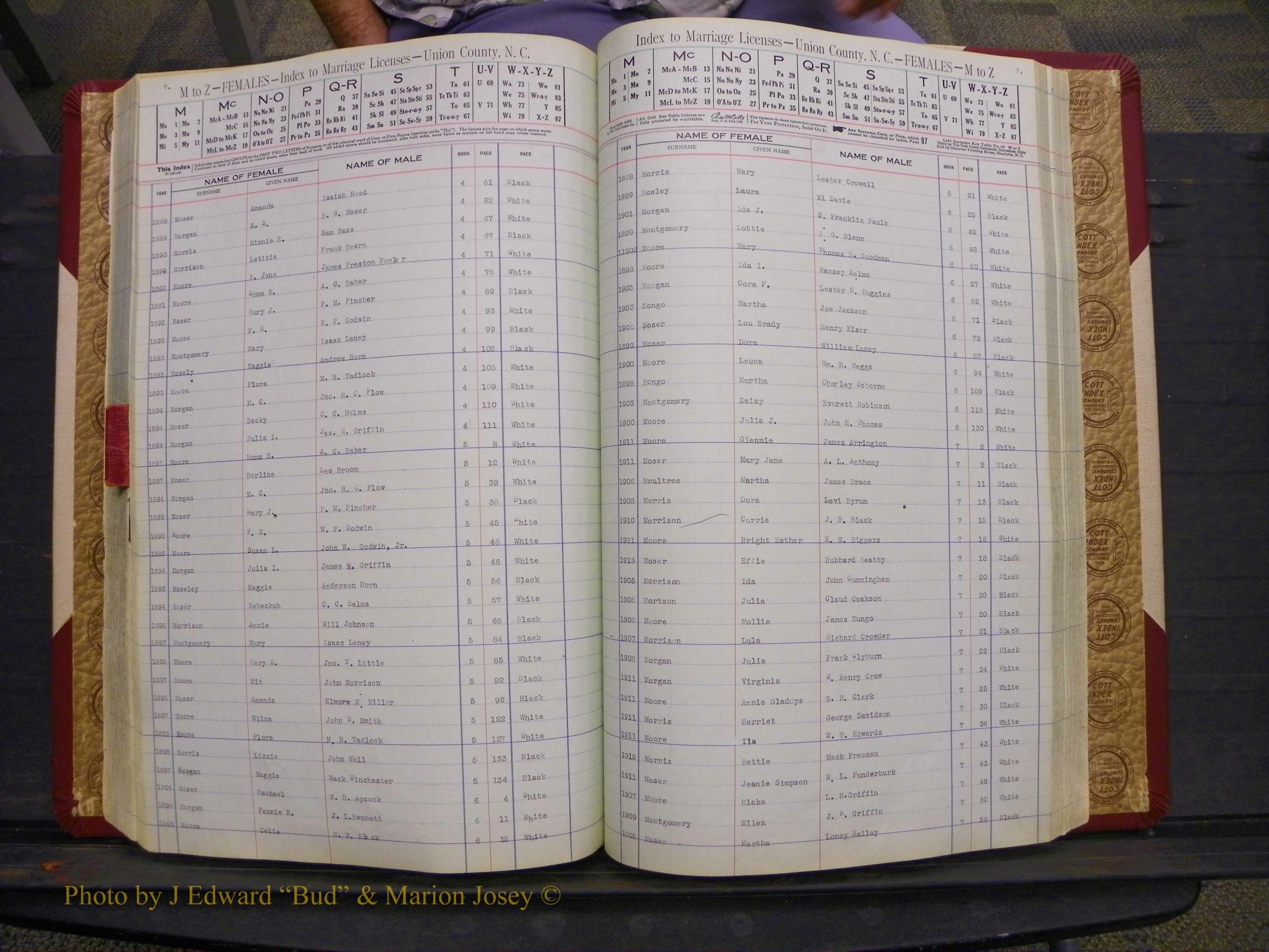 Union Co, NC Marriages Female Index, A-Z, 1842-1936 (152).JPG