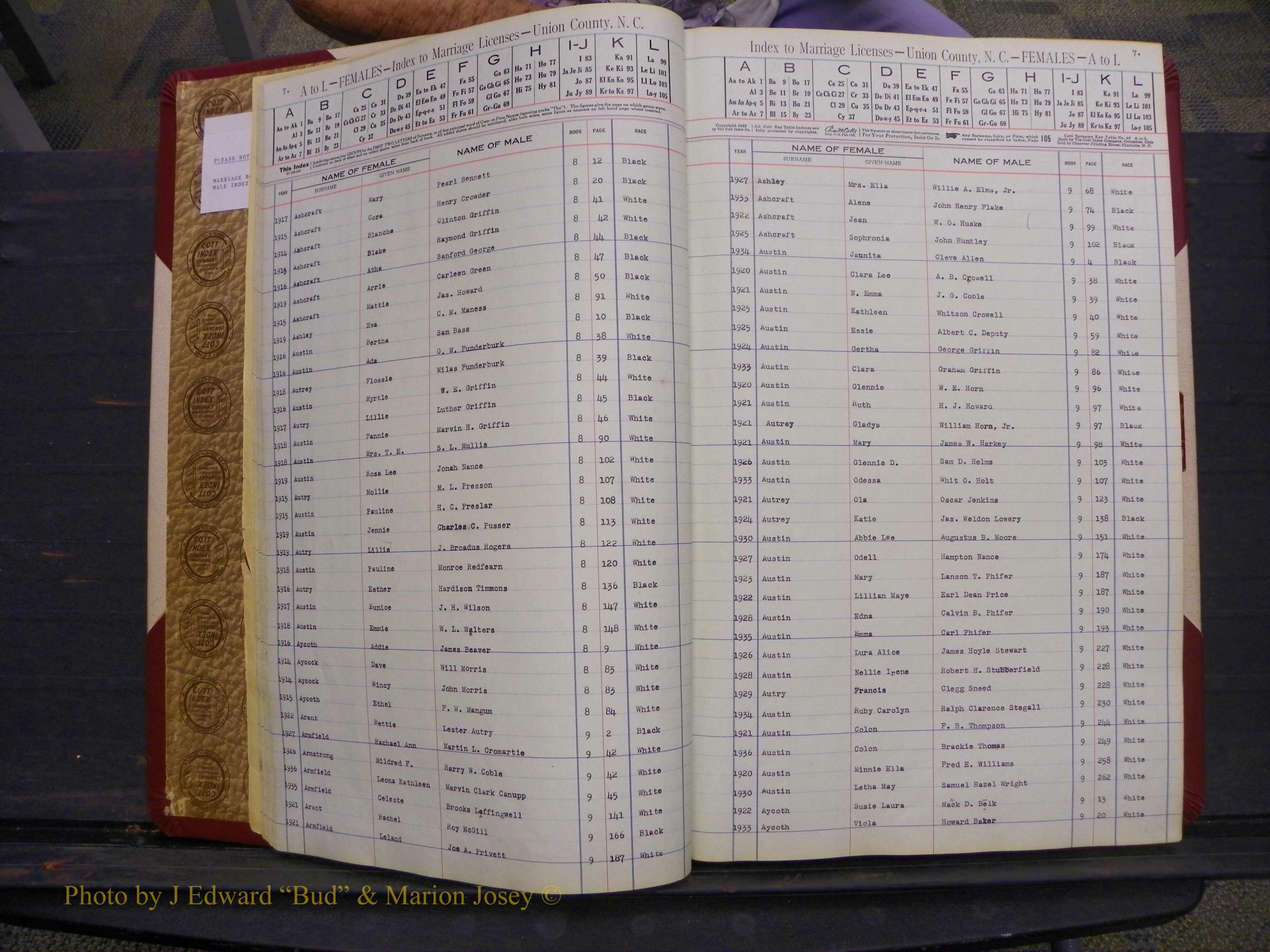 Union Co, NC Marriages Female Index, A-Z, 1842-1936 (9).JPG