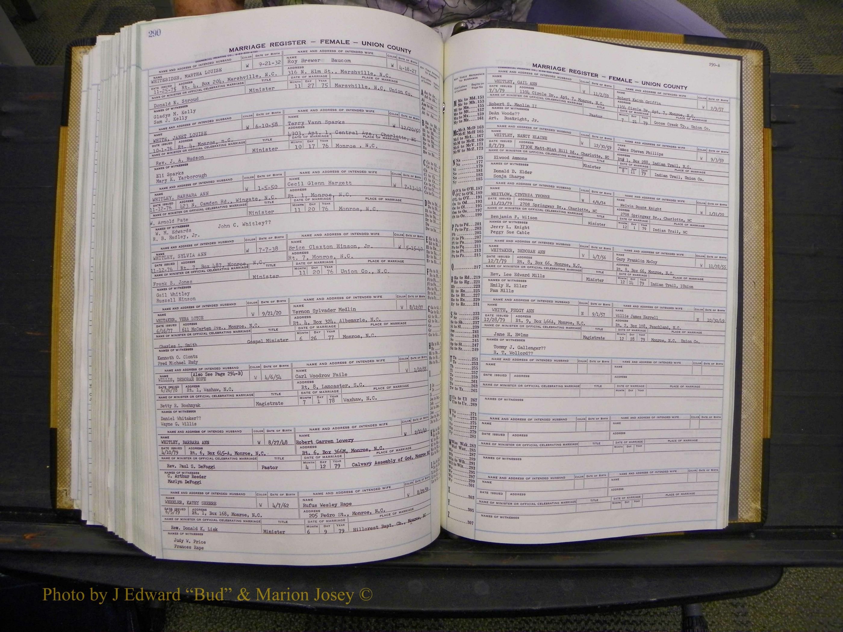 Union Co, NC Marriages Female Index, A-Z, 1966-1979 (316).JPG