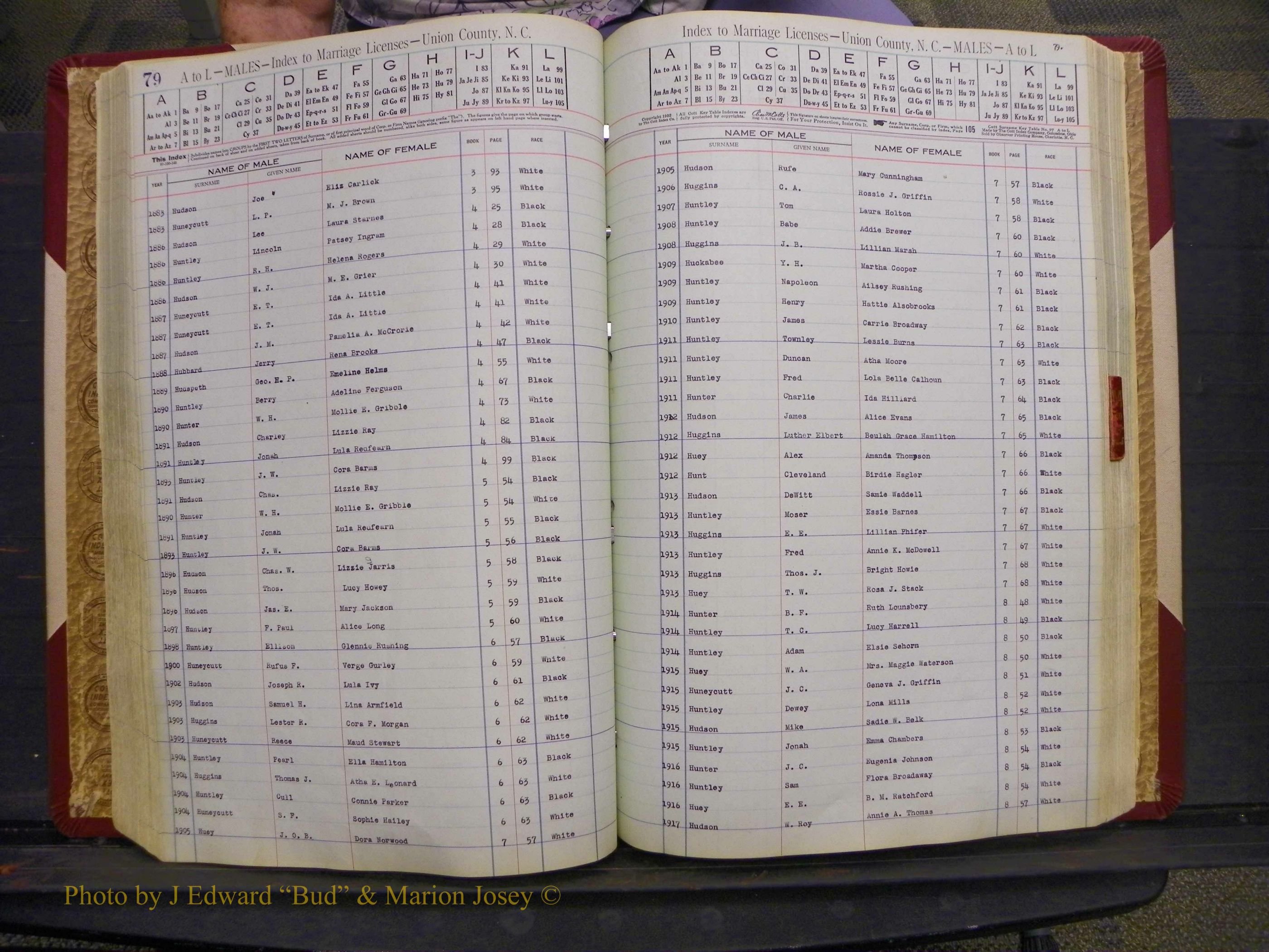 Union Co, NC Marriages Male Index, A-Z, 1842-1936 (118).JPG