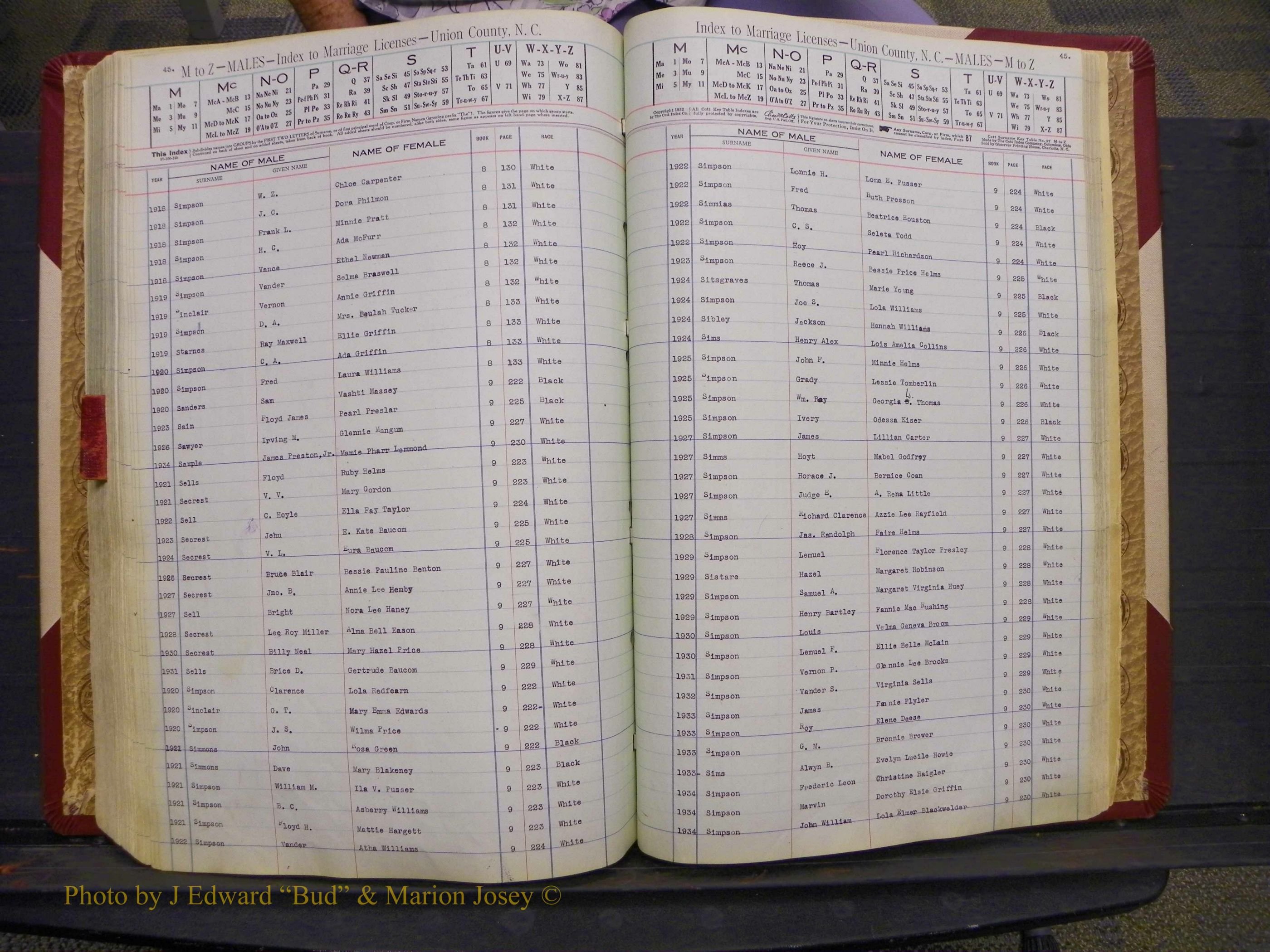 Union Co, NC Marriages Male Index, A-Z, 1842-1936 (207).JPG