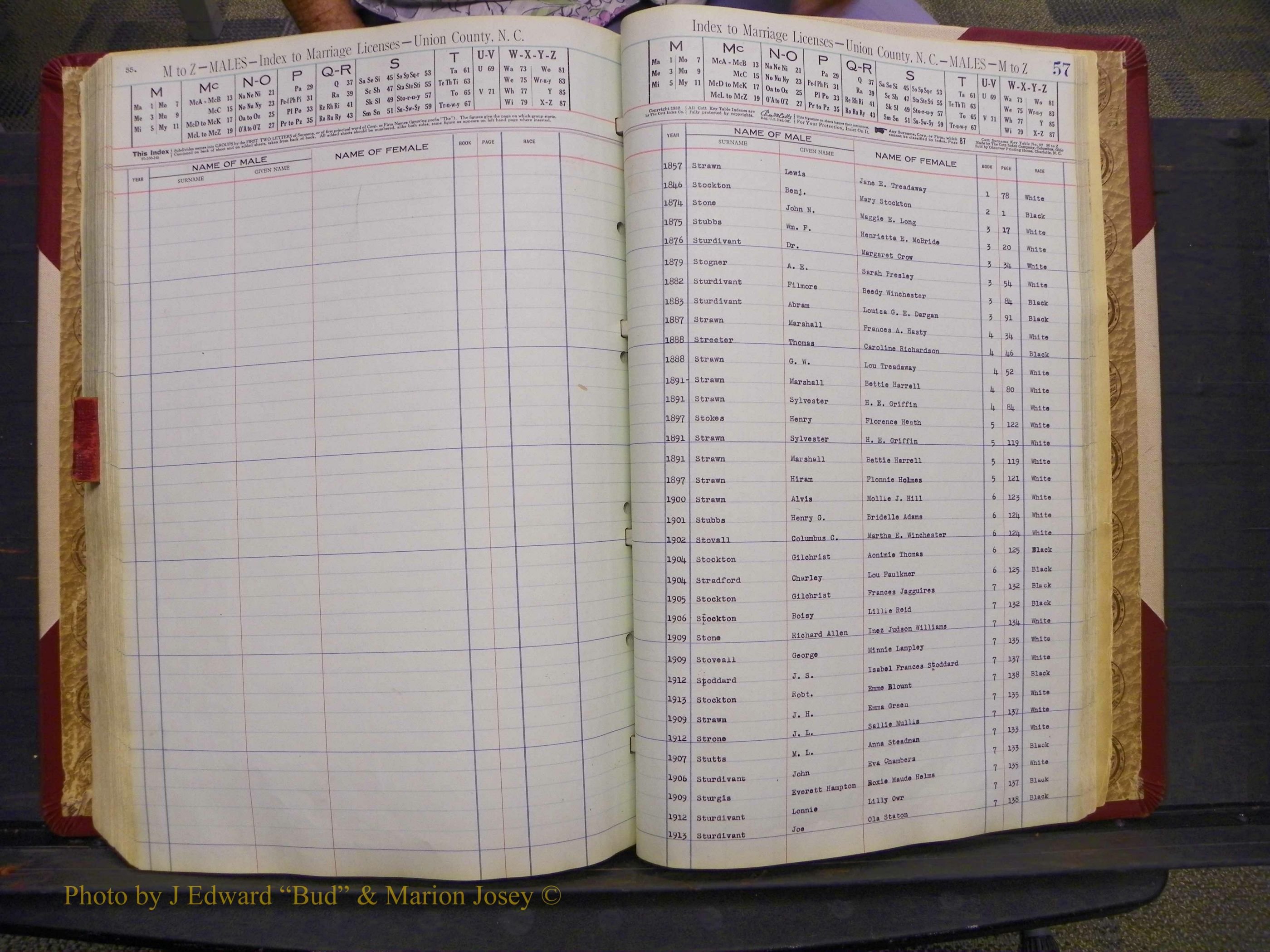 Union Co, NC Marriages Male Index, A-Z, 1842-1936 (222).JPG