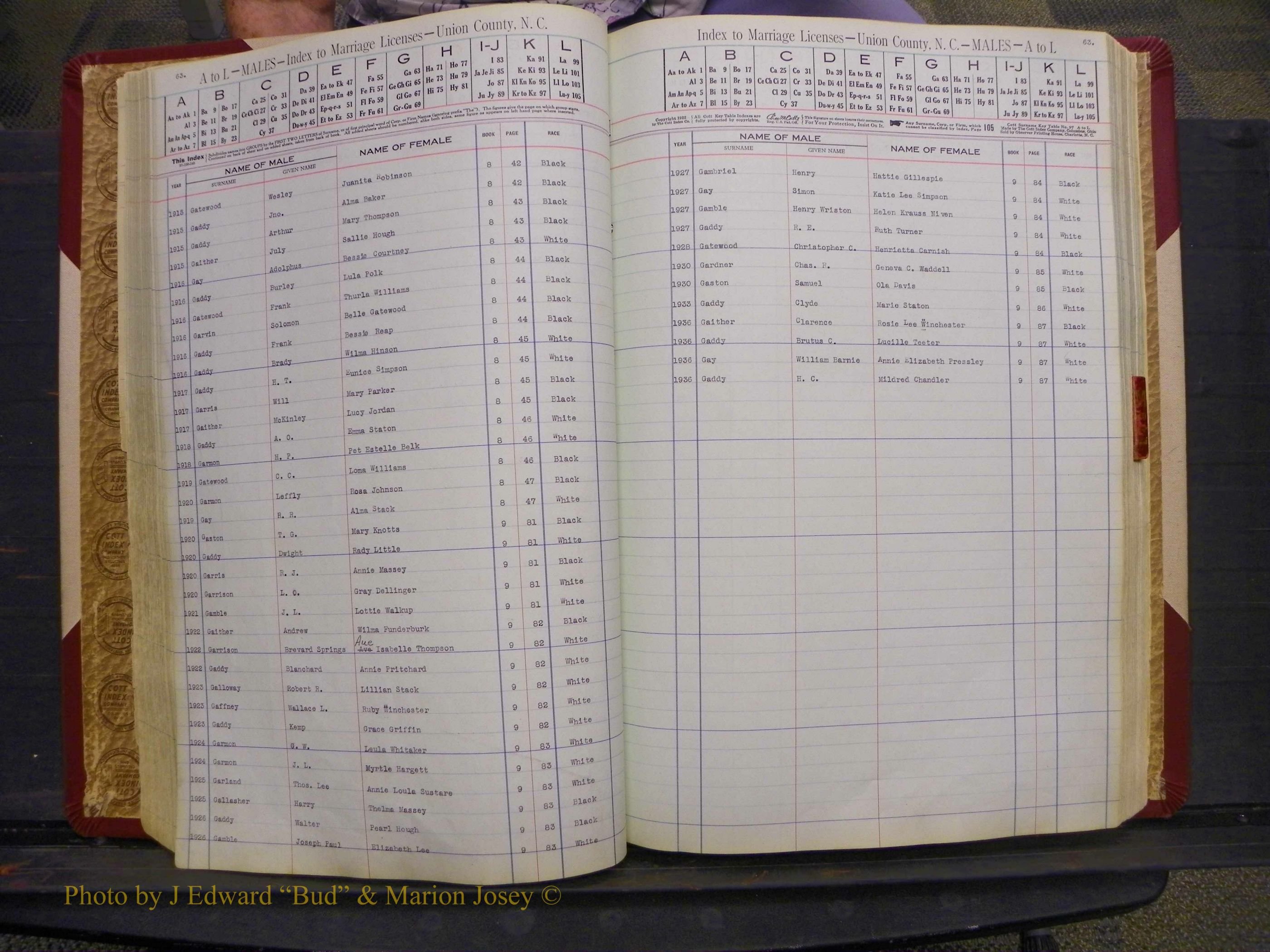 Union Co, NC Marriages Male Index, A-Z, 1842-1936 (75).JPG